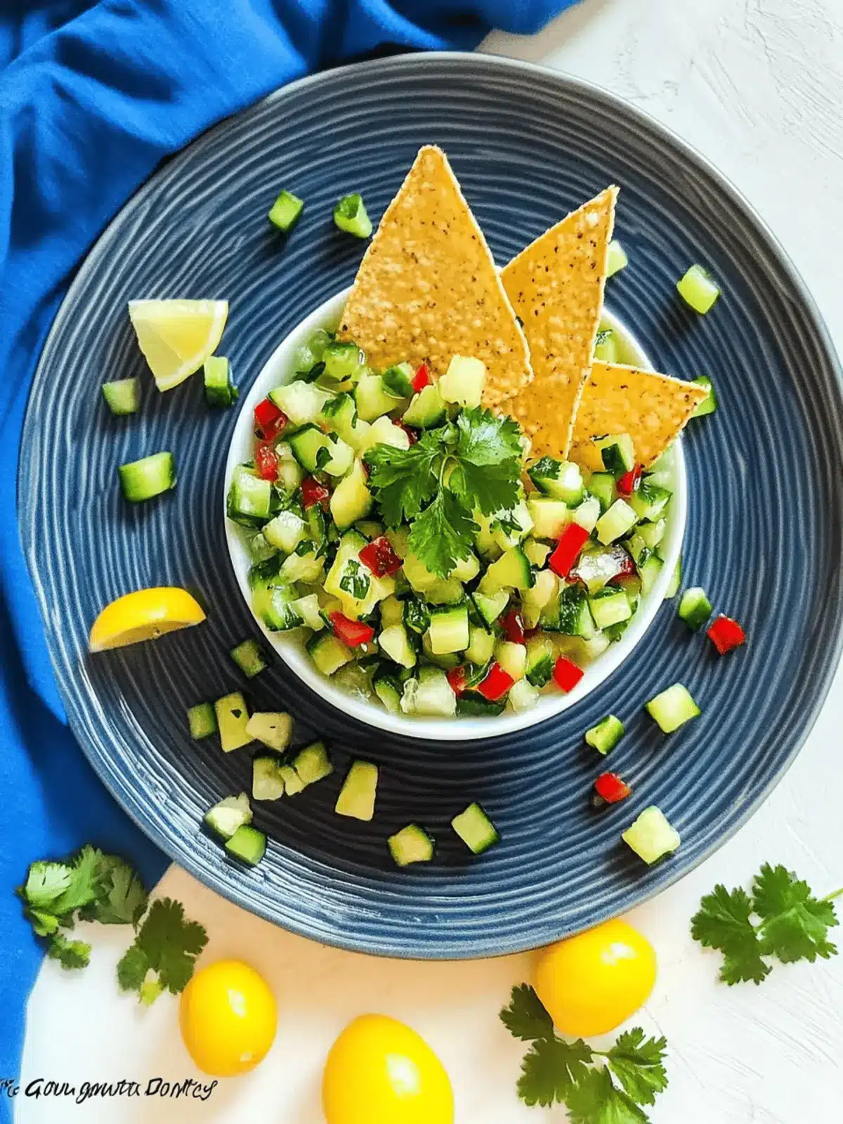 Frische Kiwi Gurken Salsa für den perfekten Sommergenuss 5 Kiwi Gurken Salsa