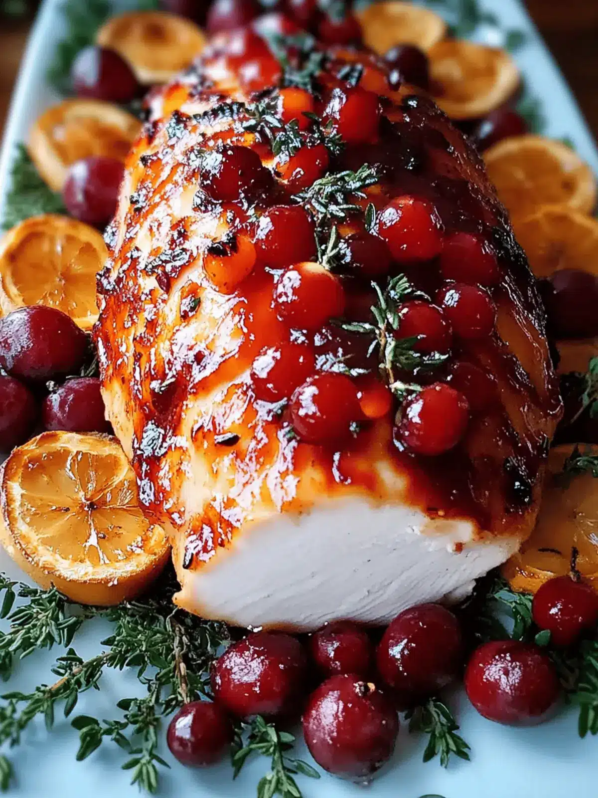 Cranberry Orange Glasierte Pute für perfekte Feiertage 2 Cranberry Orange Glasierte Pute