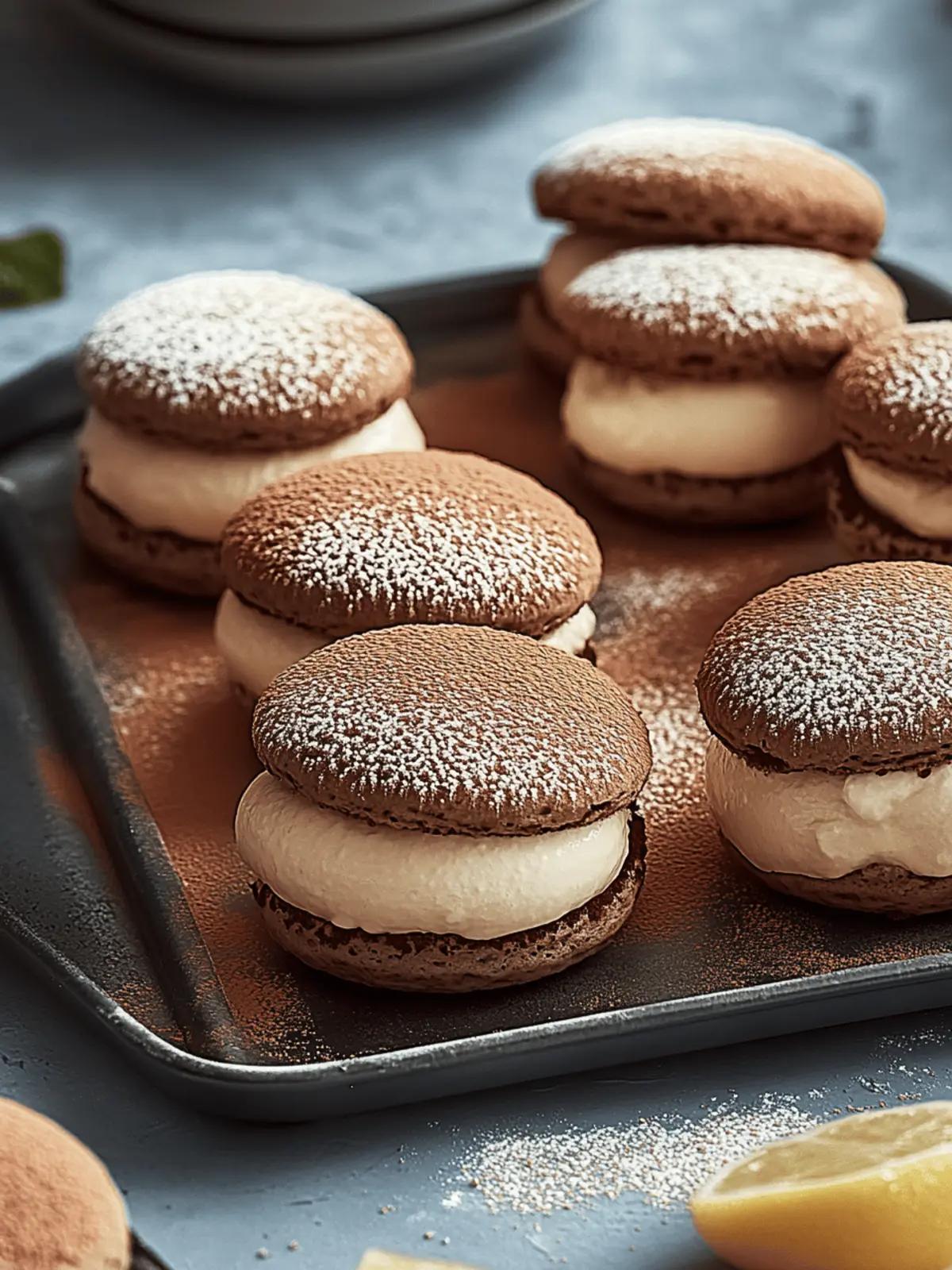 Tiramisu Sandwich Kekse: Ein Genuss für Kaffeeliebhaber 5 Tiramisu Sandwich Kekse