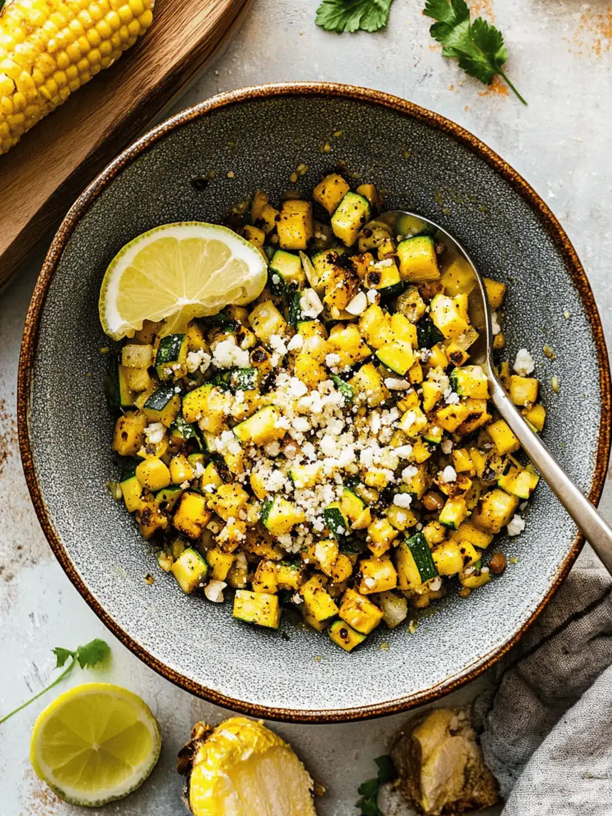 Gegrillter Mais- und Zucchinisalat für den Sommer 3 Gegrillter Mais- und Zucchinisalat