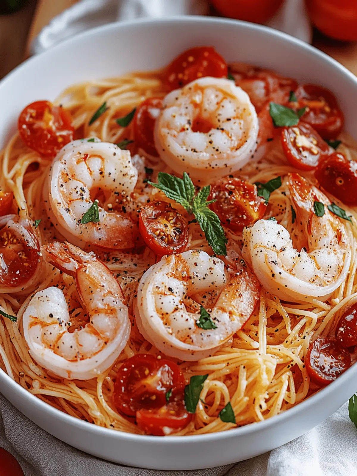 Garnelen Fra Diavolo Pasta für ein schnelles Dinner 3 Garnelen Fra Diavolo Pasta