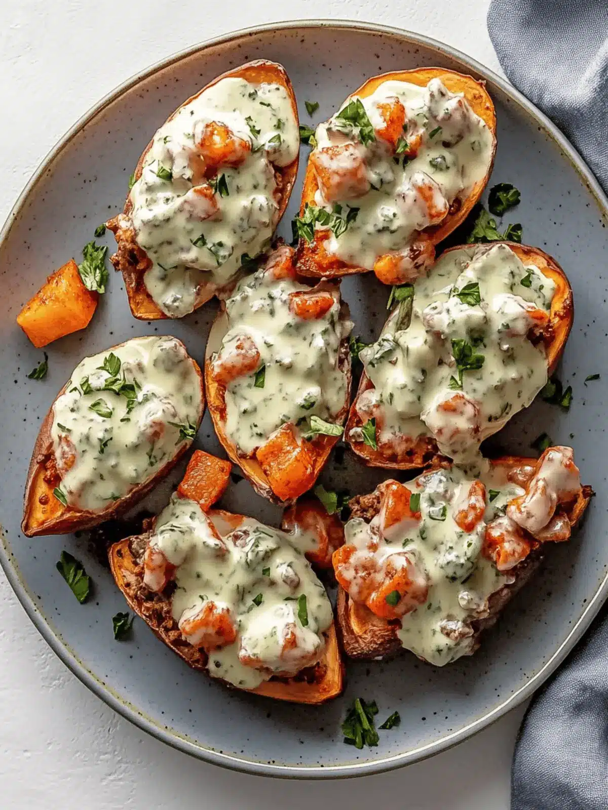 Cremige Hühnchen-Pastete Süßkartoffeln für alle 5 Cremige Hühnchen-Pastete Süßkartoffeln