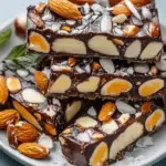 Dunkle Schokolade und Meersalz Nussriegel Rezept