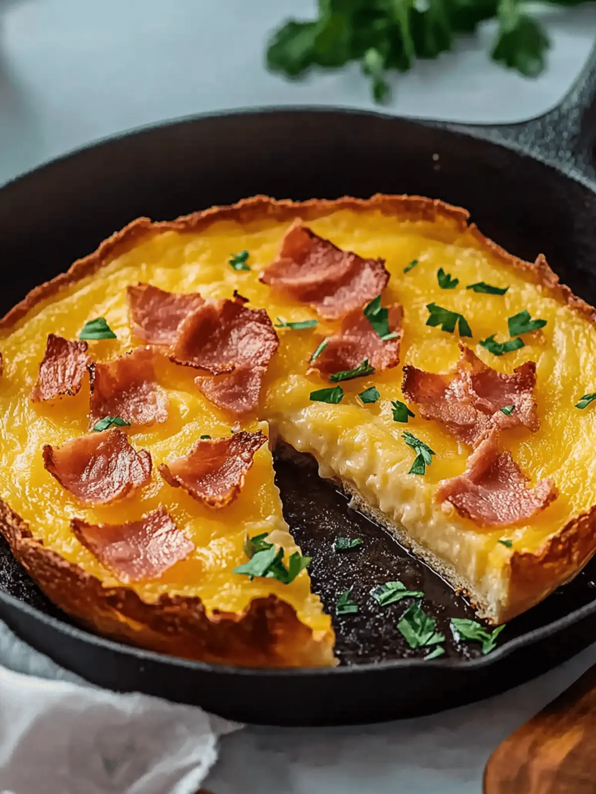 Niederländischer Babyherzkuchen mit Speck und Cheddar 3 Niederländischer Babyherzkuchen mit Speck und Cheddar