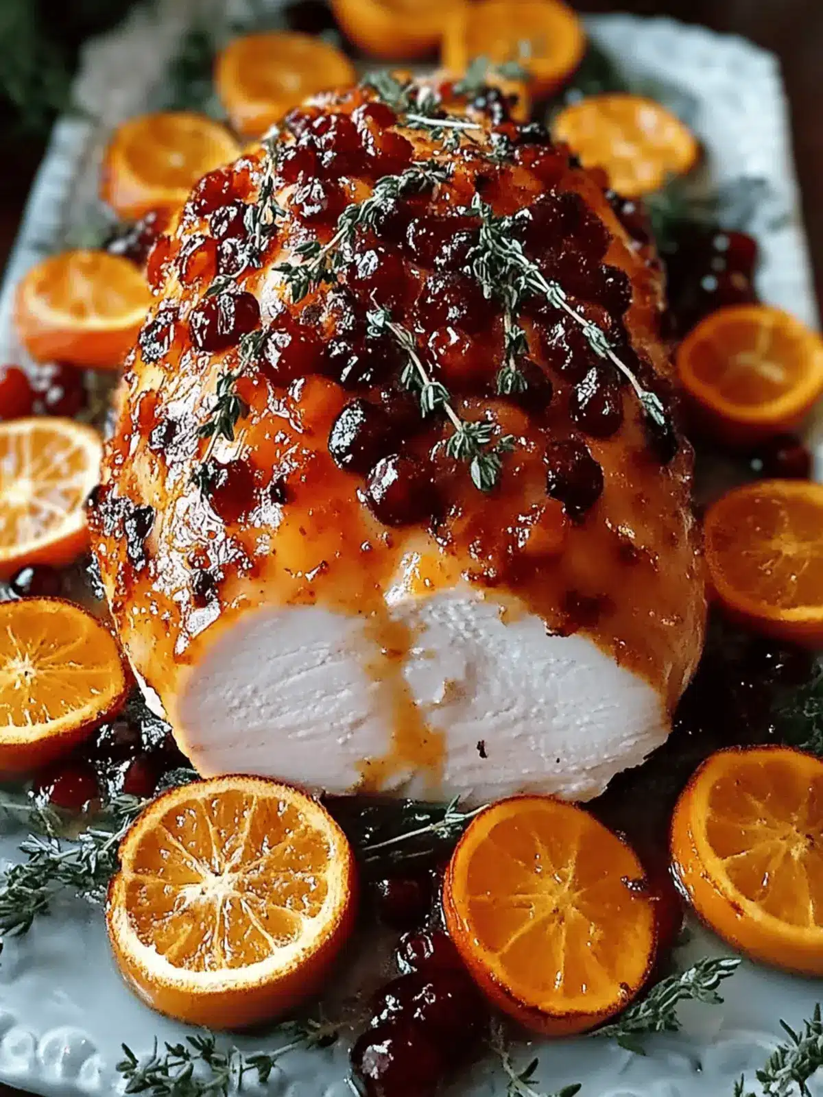 Cranberry Orange Glasierte Pute für perfekte Feiertage 4 Cranberry Orange Glasierte Pute