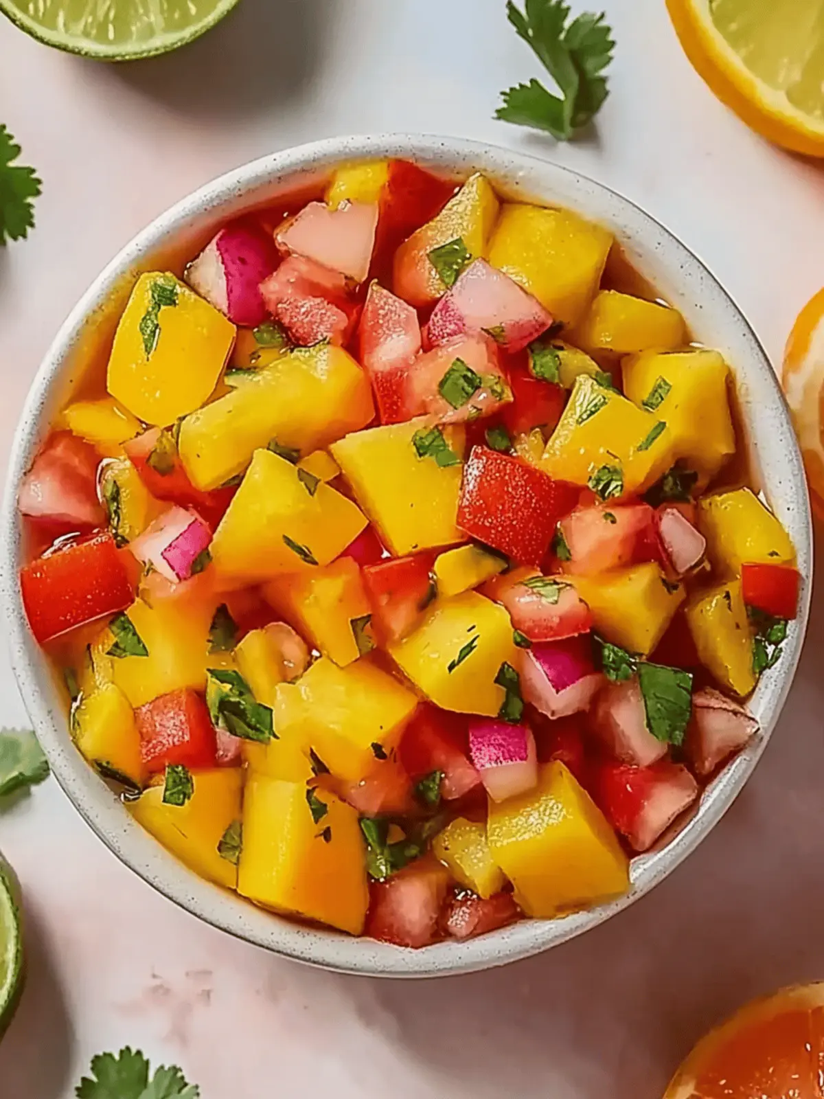 Mango Pico de Gallo für den perfekten Genuss 3 Mango Pico de Gallo: Mango Pico de Gallo