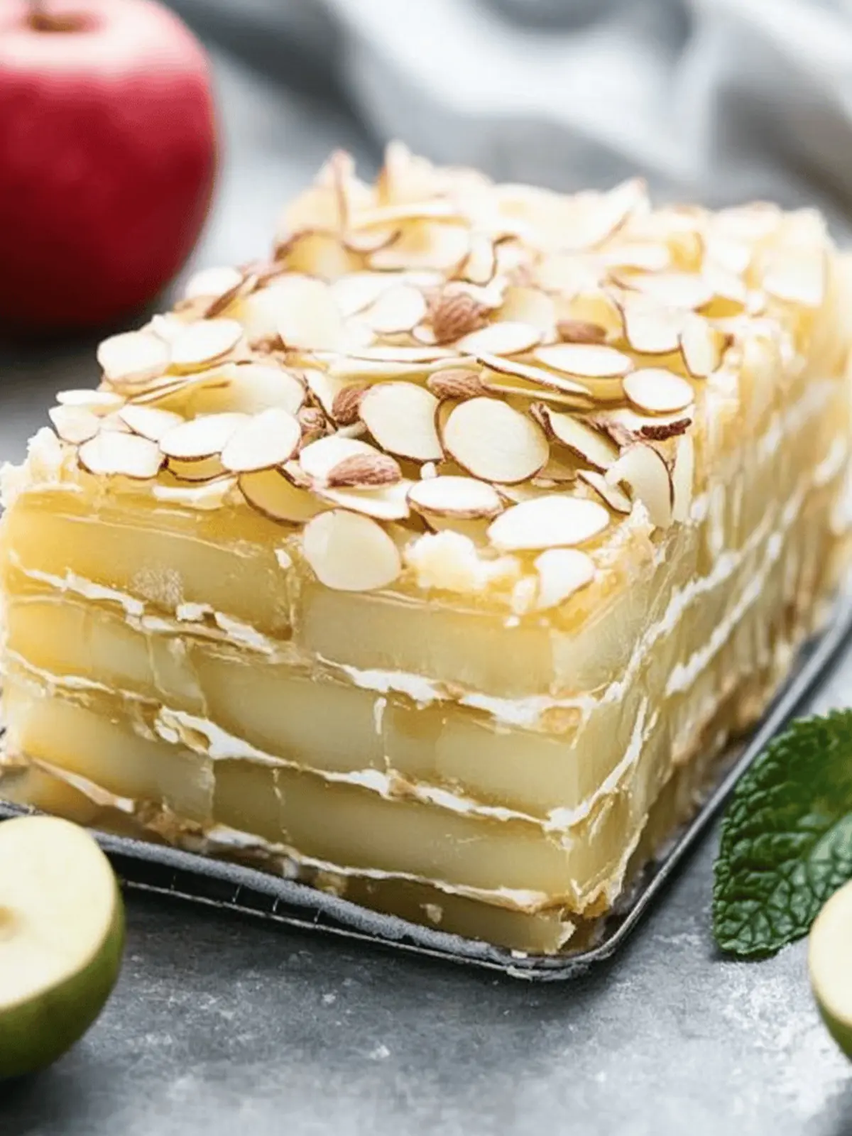 Unsichtbarer Apfelkuchen