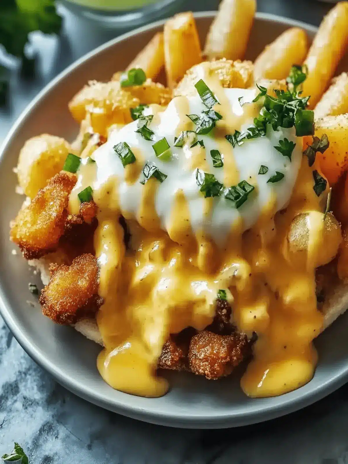 Frühstücks-Poutine mit Hollandaise-Sauce genießen 2 Frühstücks-Poutine mit Hollandaise-Sauce: Ein morgendliches Vergnügen