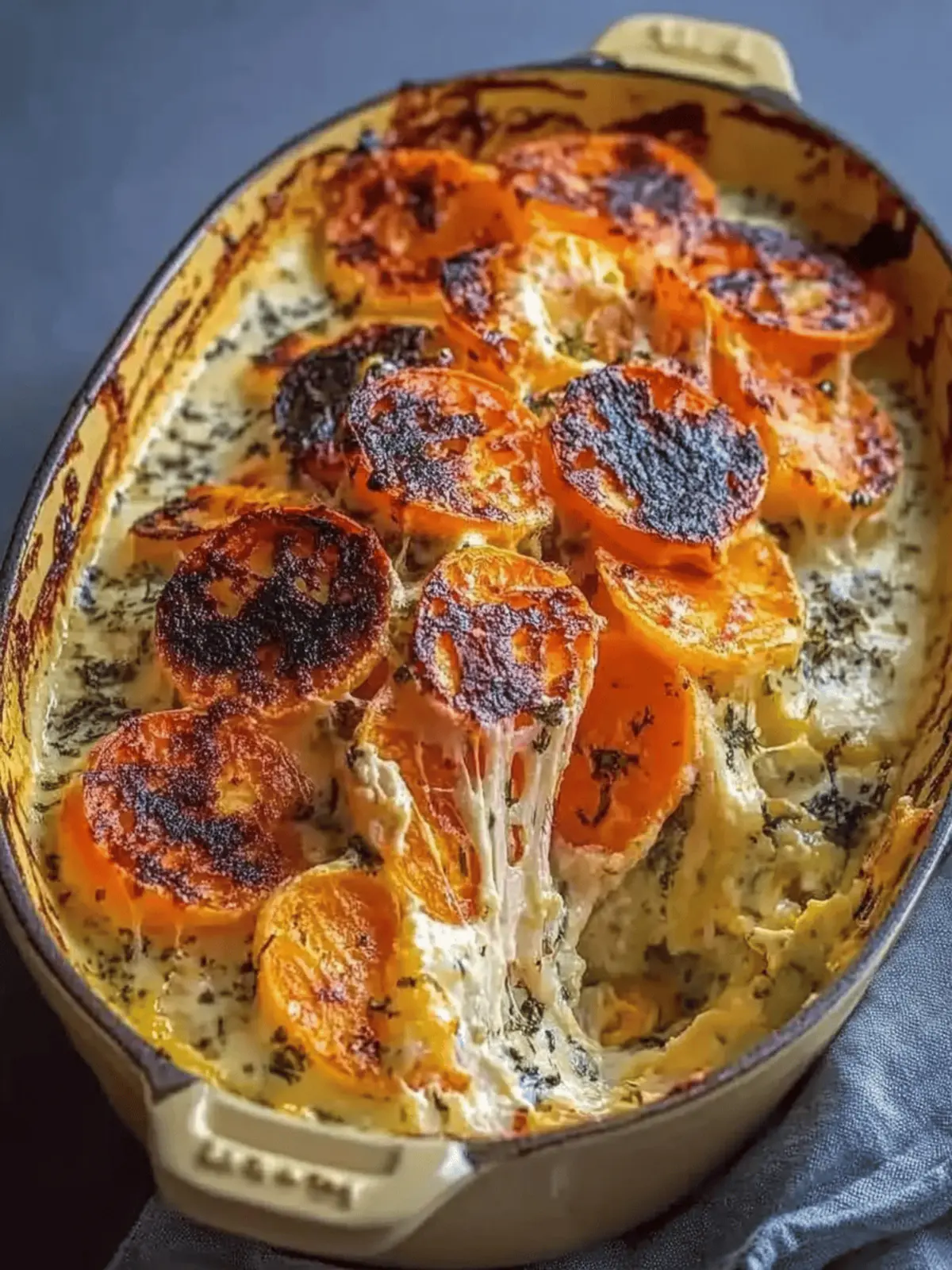 Käse Wurzelgemüse Gratin