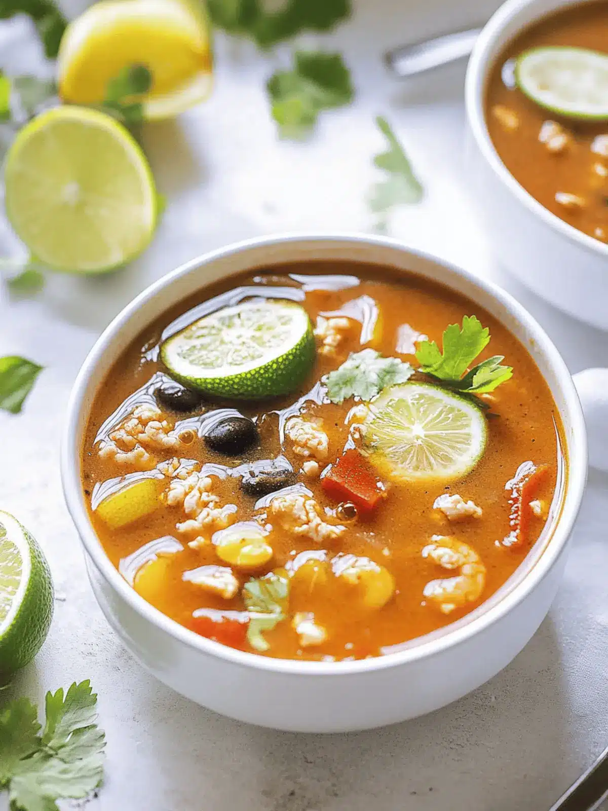 Hühnchen-Fajita-Suppe für den perfekten Genuss 3 Hühnchen-Fajita-Suppe
