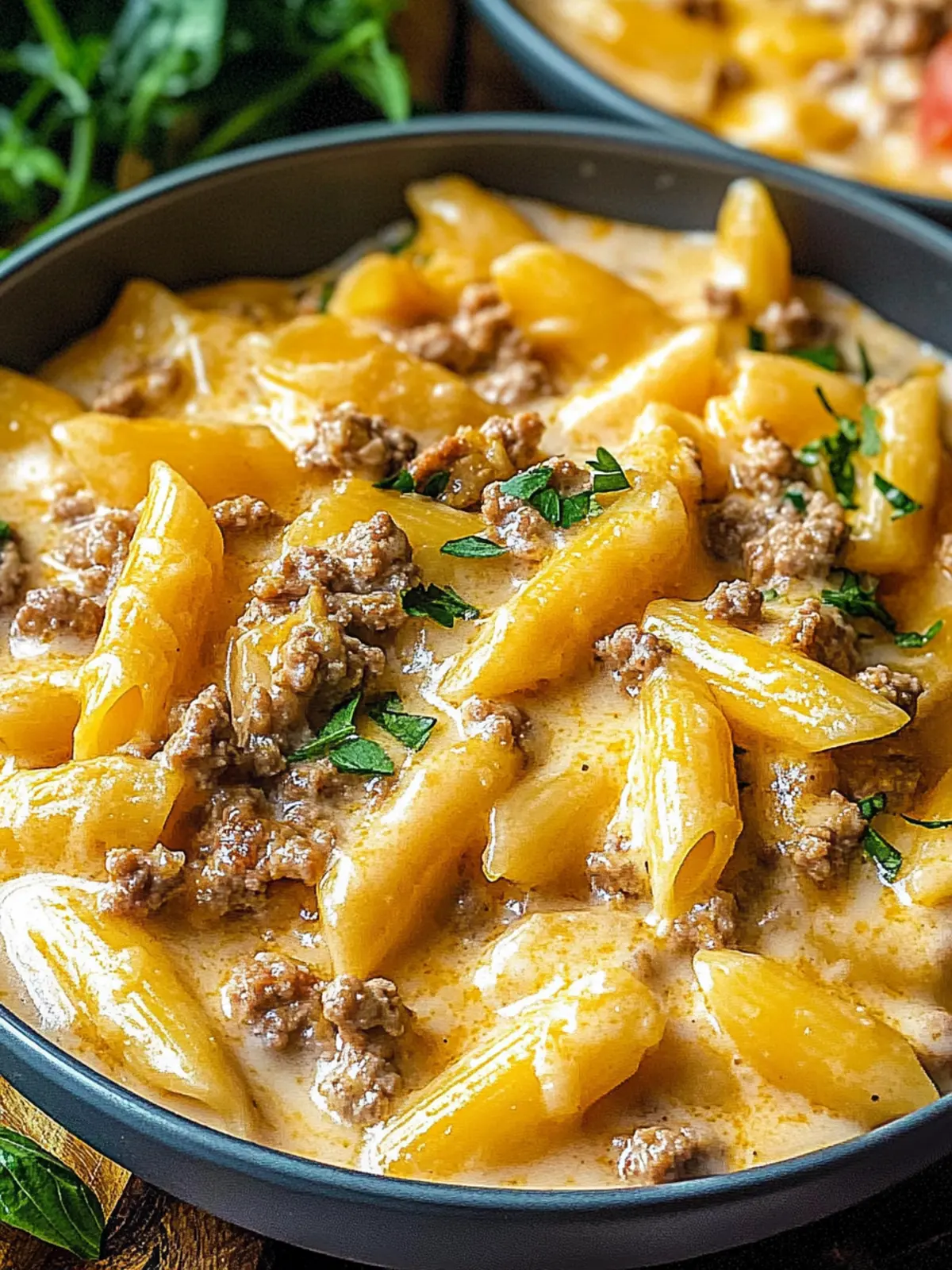 Cremige Rindfleisch-Pasta Rezept für gemütliche Abende 2 Cremige Rindfleisch-Pasta Rezept