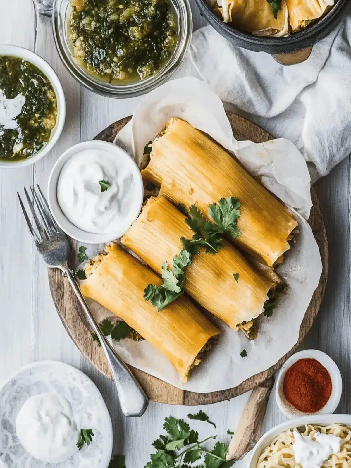 Tamales mit Rajas