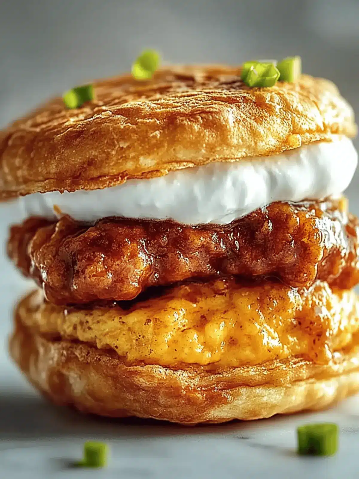 Heiße Honig-Hühnchen-Biskuits