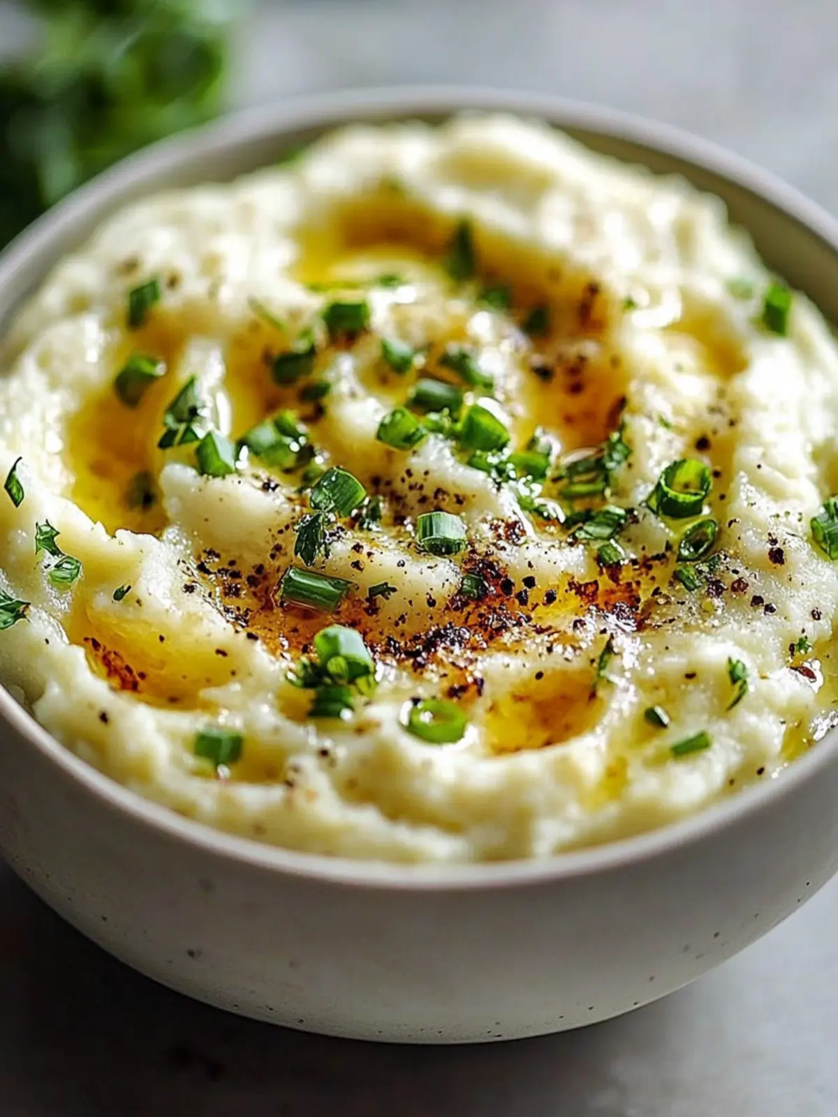 Blumenkohlpüree mit Knoblauch: Cremig und Gesund 4 Blumenkohlpüree mit Knoblauch