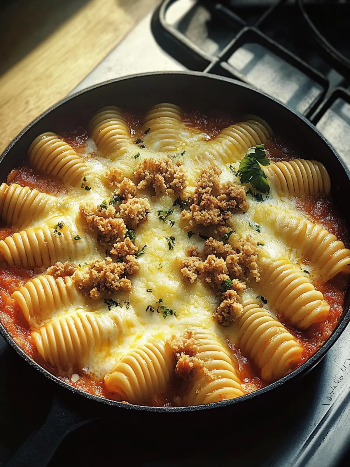 Cremige Ricotta Rinderfleisch gefüllte Muscheln Pasta 4 Cremige Ricotta Rinderfleisch gefüllte Muscheln Pasta