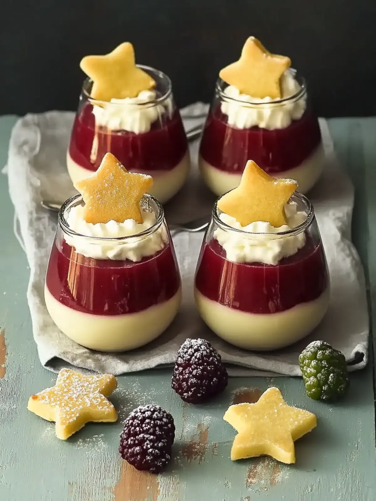 Marzipanmousse mit Zimt-Kirschen für feierliche Anlässe 3 Marzipanmousse mit Zimt-Kirschen