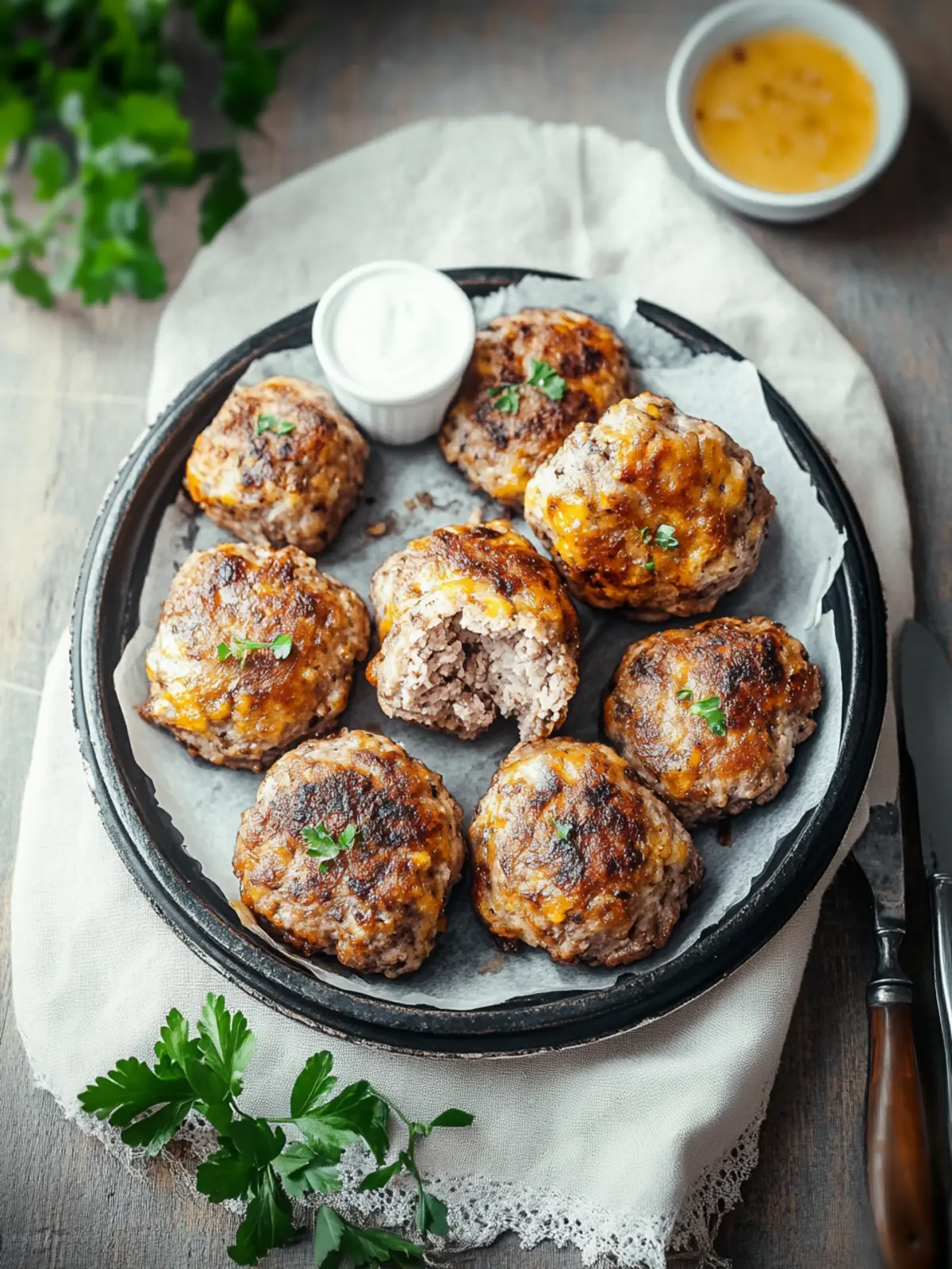 Frikadellen aus dem Ofen: Gesund & Lecker Selbermachen 2 Frikadellen aus dem Ofen