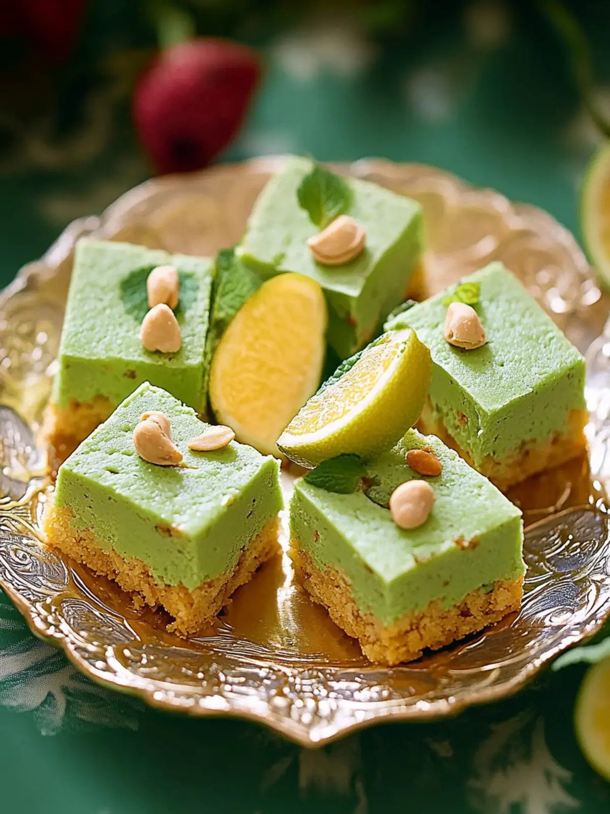 Pistazien-Burfi (No Sugar Syrup) Einfach Genießen 3 Pistazien-Burfi (No Sugar Syrup) Simply Enjoy