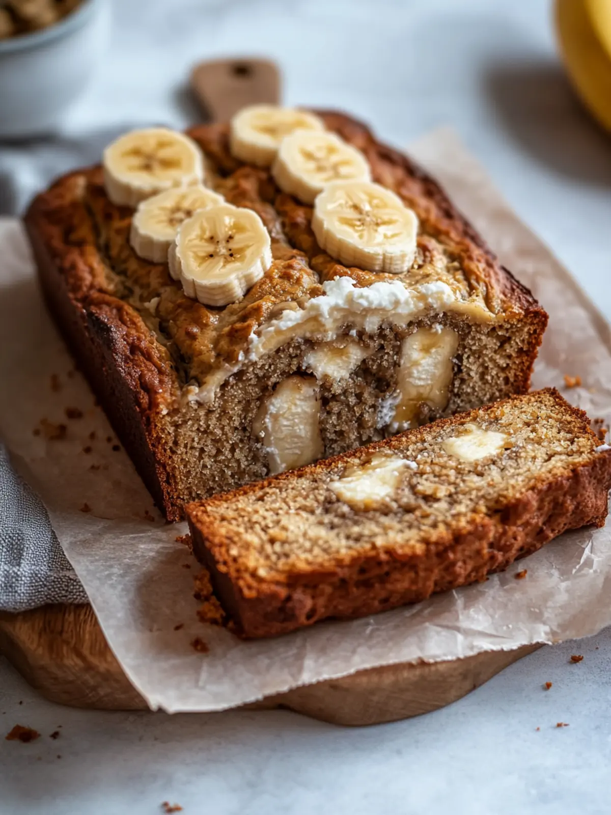 Bananenbrot mit Quark: Gesund und eiweißreich 3 Bananenbrot mit Quark