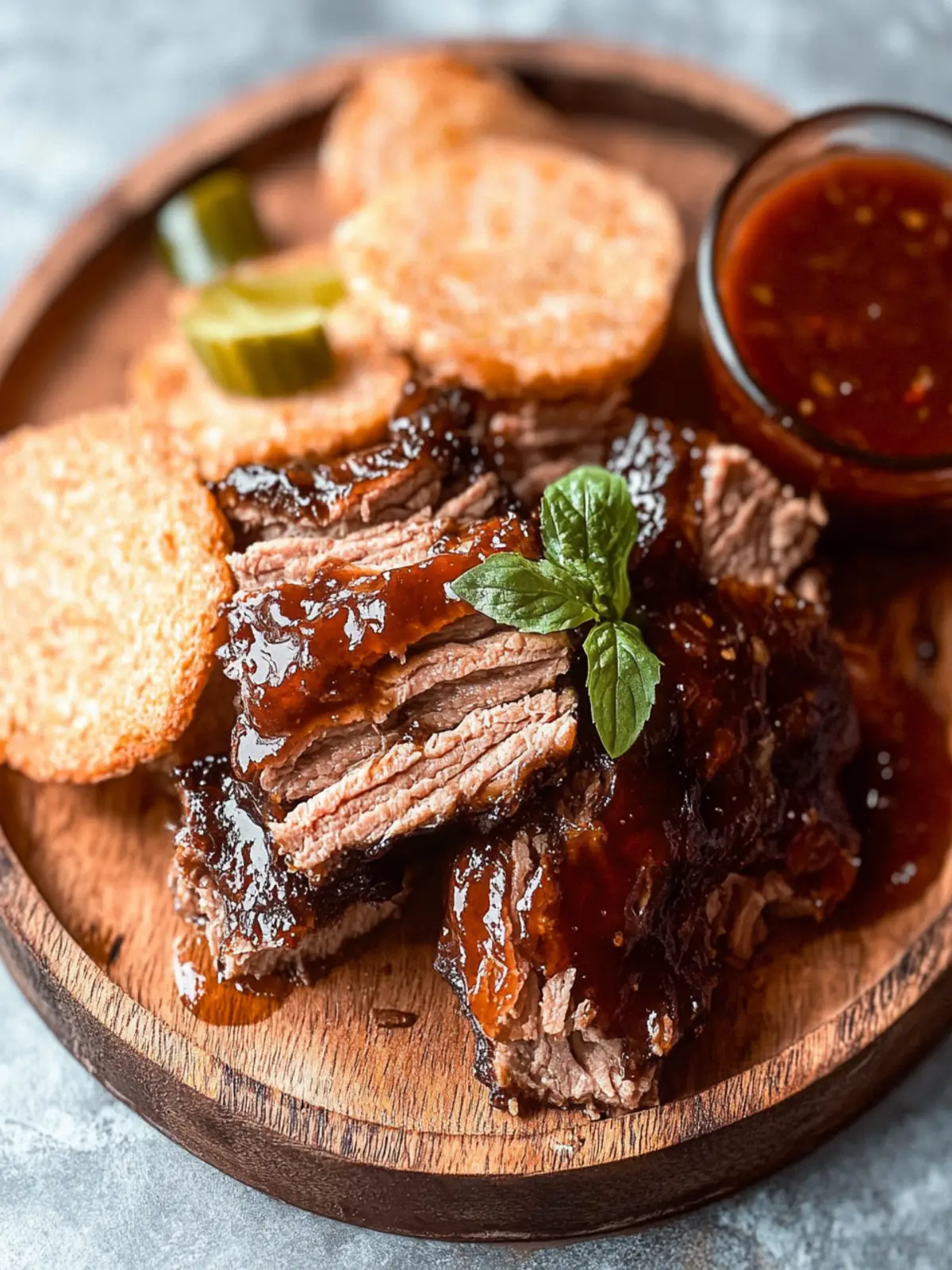 Saftiges Slow Cooker Barbecue Rindfleisch für Zuhause 5 Slow Cooker Barbecue Rindfleisch