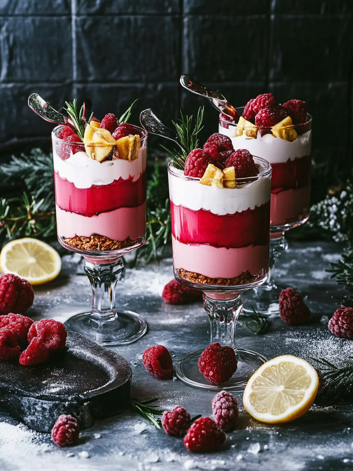 Himbeer-Zimtstern-Dessert für die perfekte Weihnachtsparty 2 Himbeer-Zimtstern-Dessert