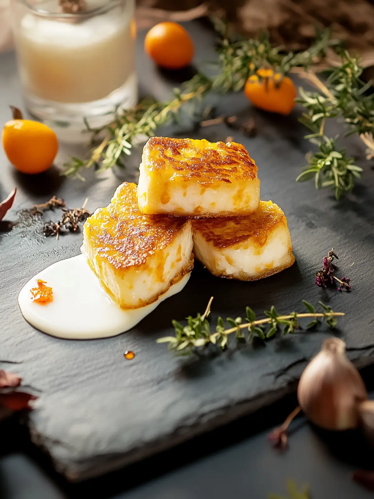 Mais-Rosmarin-Polentataler mit Schafskäse genießen 4 Mais-Rosmarin-Polentataler mit Schafskäse