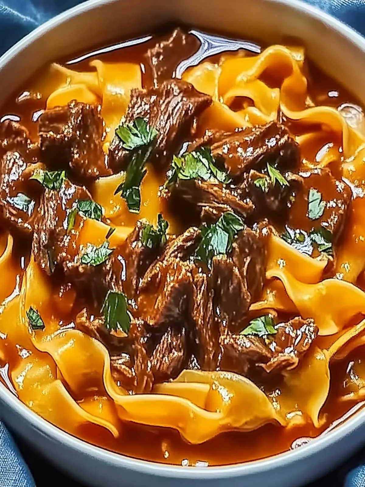 Koreanische Rindernudeln: Herzhafter Genuss aus dem Slow Cooker 3 Koreanische Rindernudeln