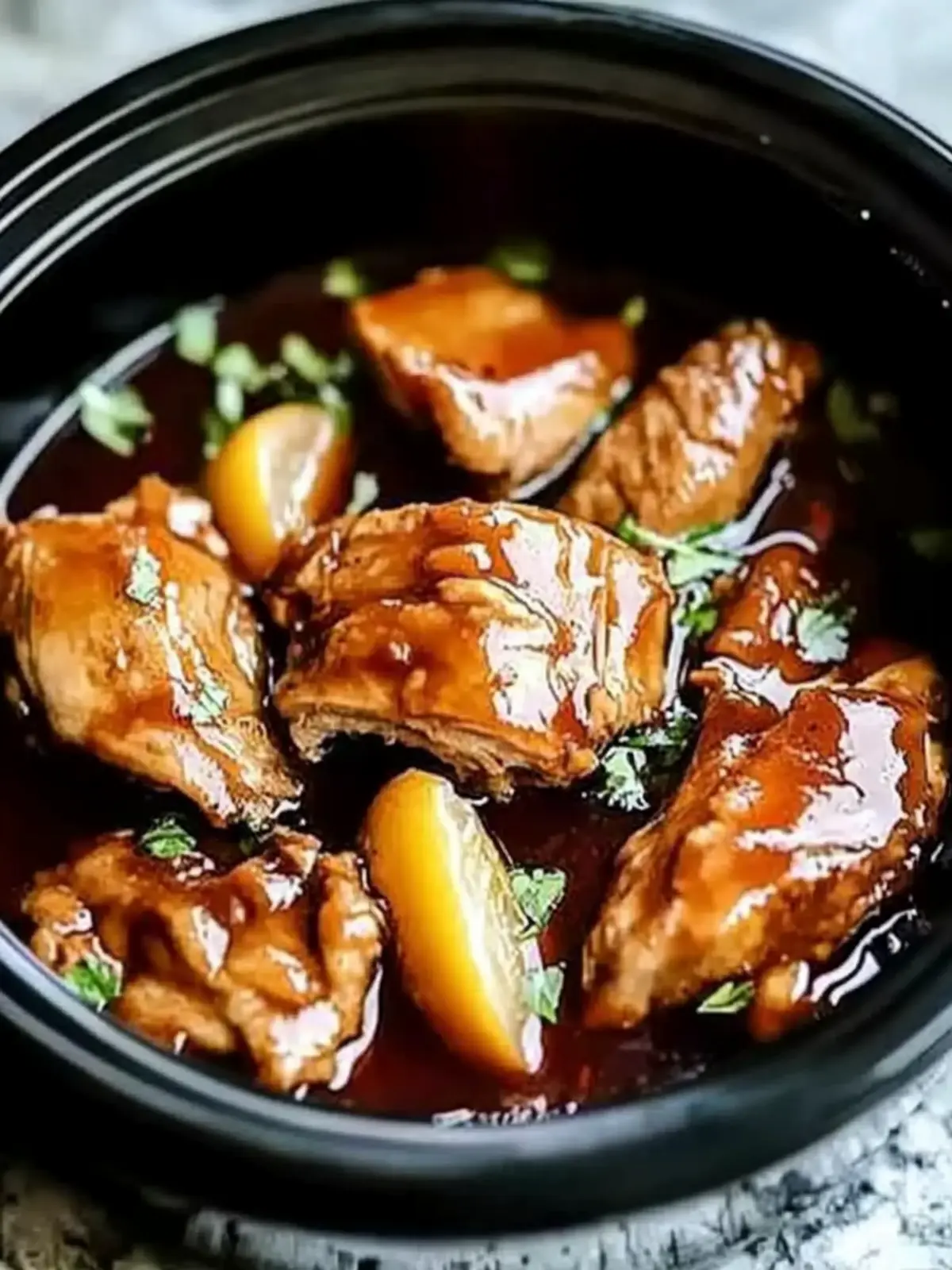 Crockpot Bourbon Hähnchen für mühelose Genussmomente 3 Crockpot Bourbon Hähnchen