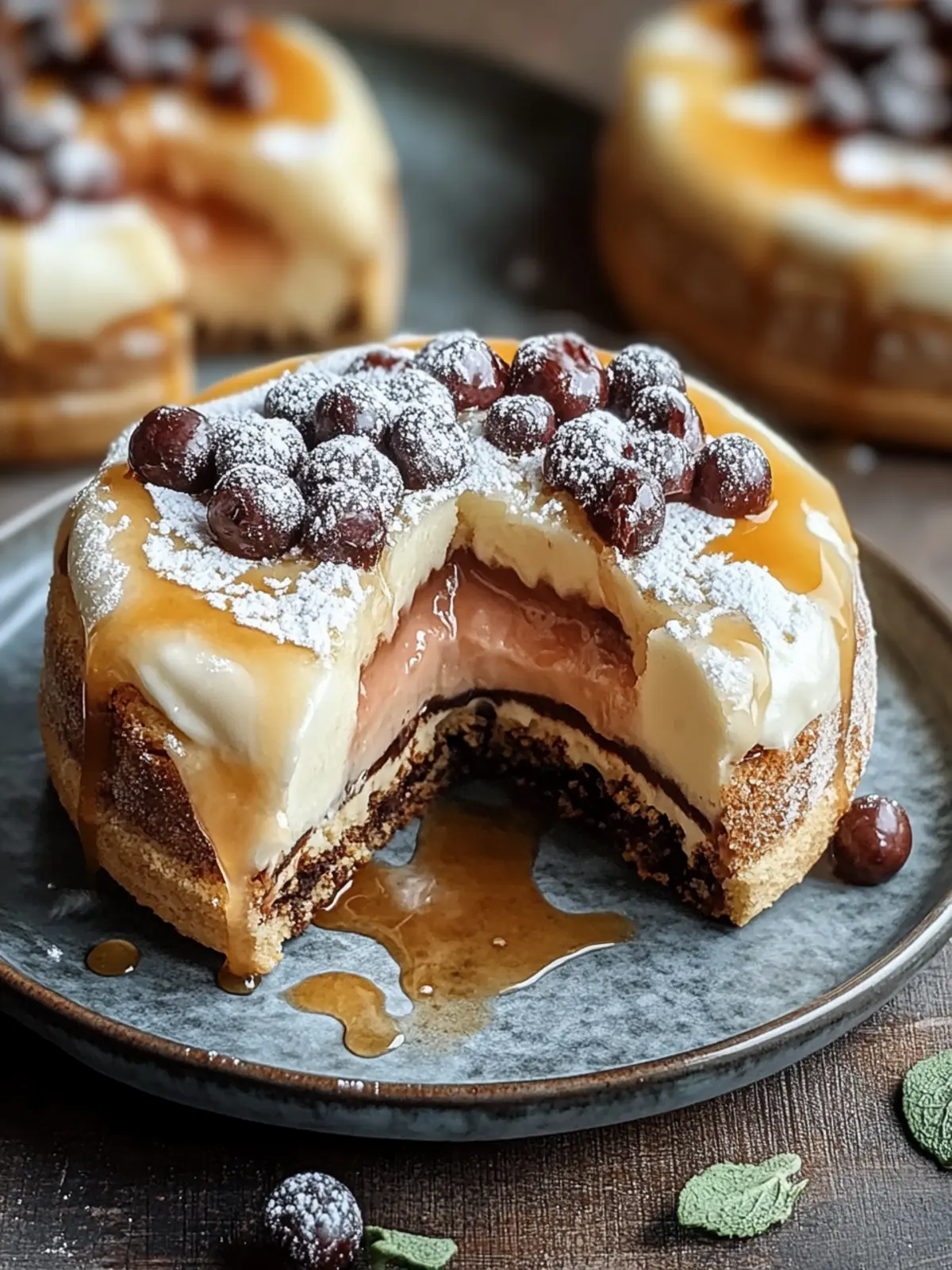 Leckere Schokoladen-Cheesecake-Kekse zum Verlieben 2 Delicious treat of chocolate and cheesecake in a cookie