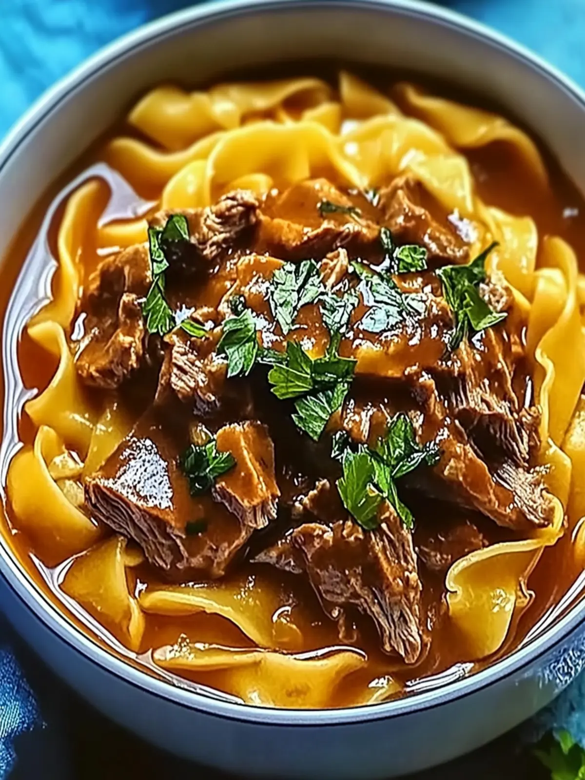 Koreanische Rindernudeln: Herzhafter Genuss aus dem Slow Cooker 2 Koreanische Rindernudeln