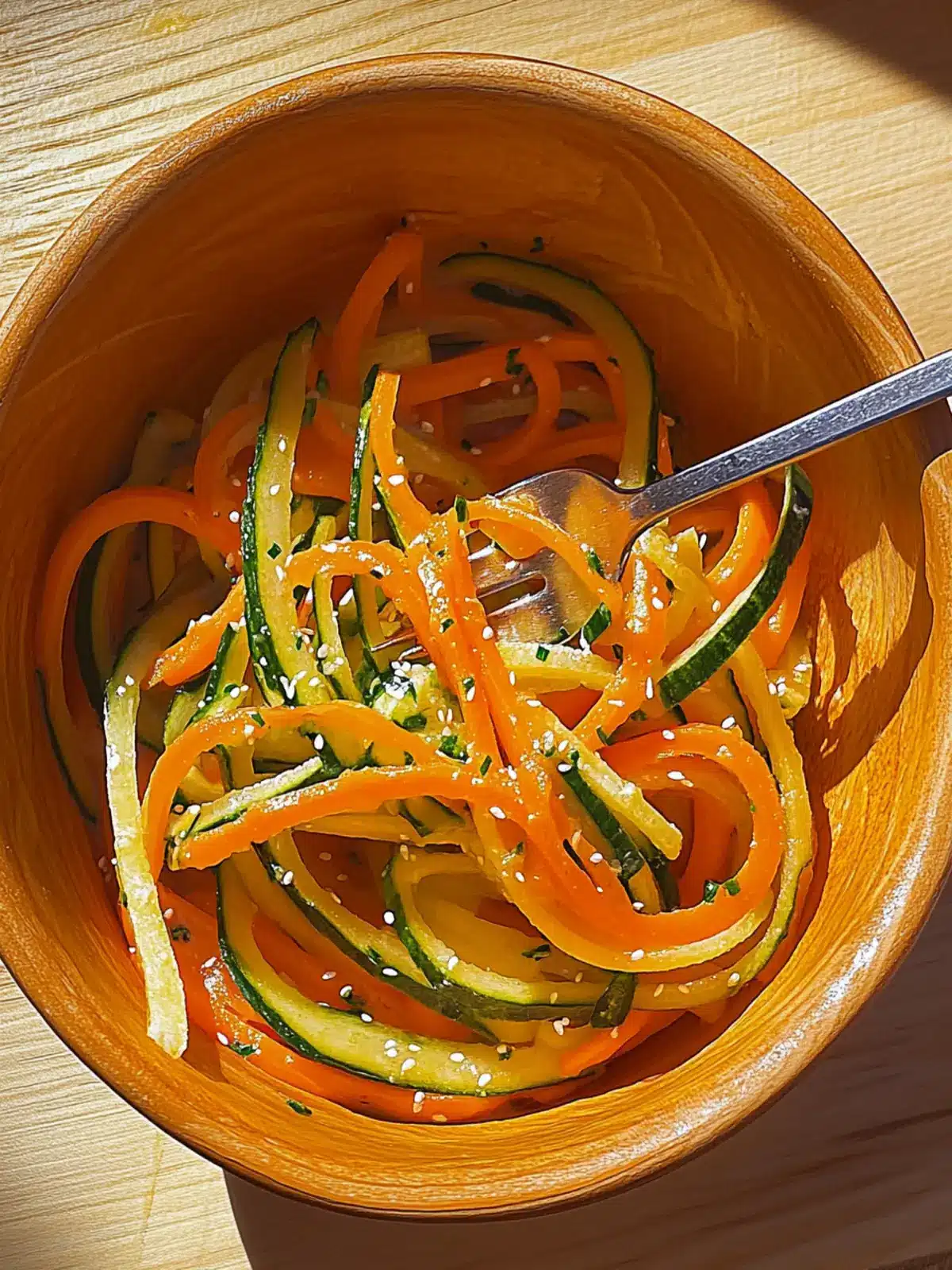 Perfekter Gurken-Möhren-Salat für heiße Tage 2 Refreshing cucumber-carrot salad: This is how it turns out perfectly
