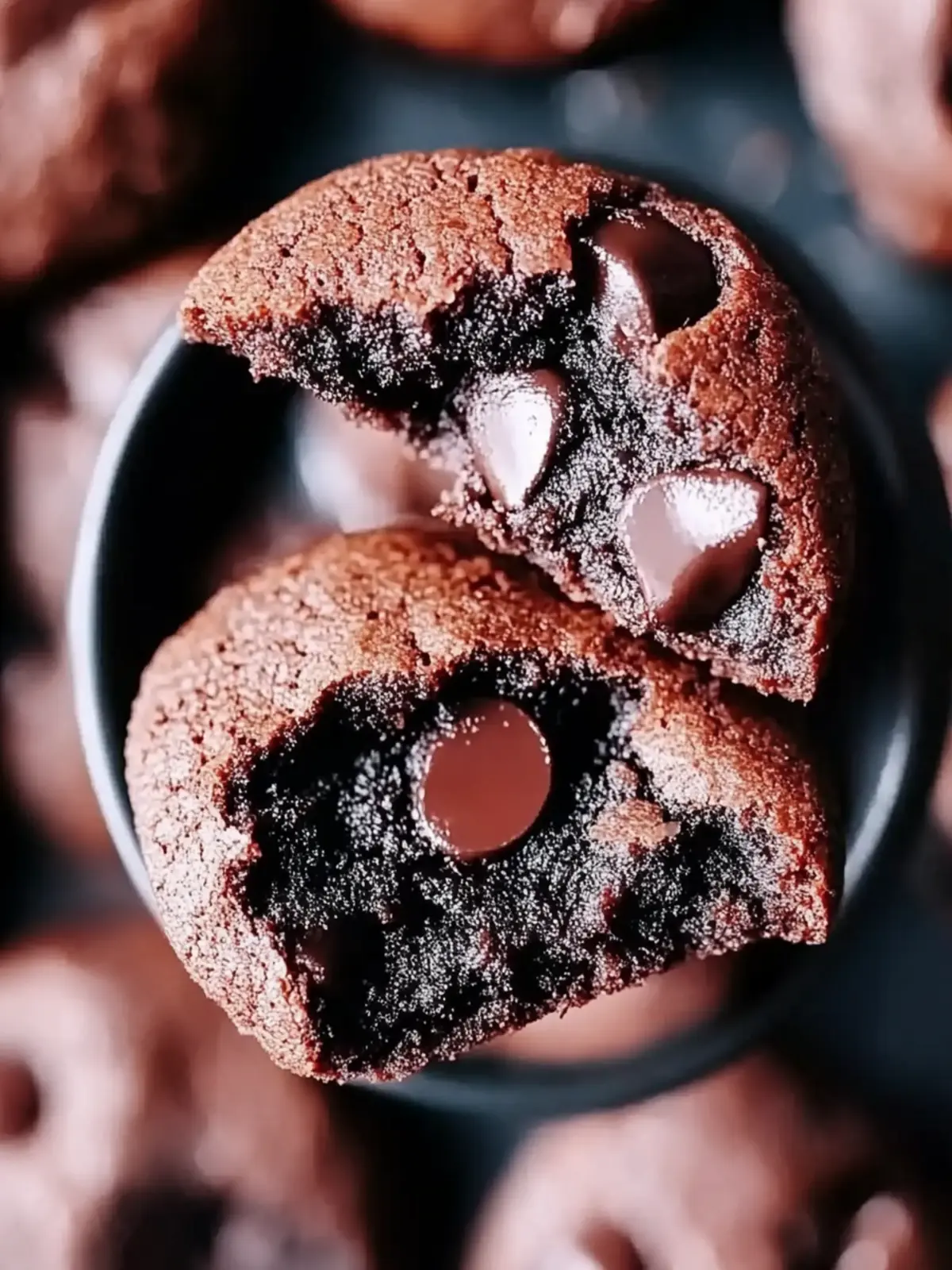 Beste doppelte Schokoladenkekse zum Verlieben 4 Beste doppelte Schokoladenkekse