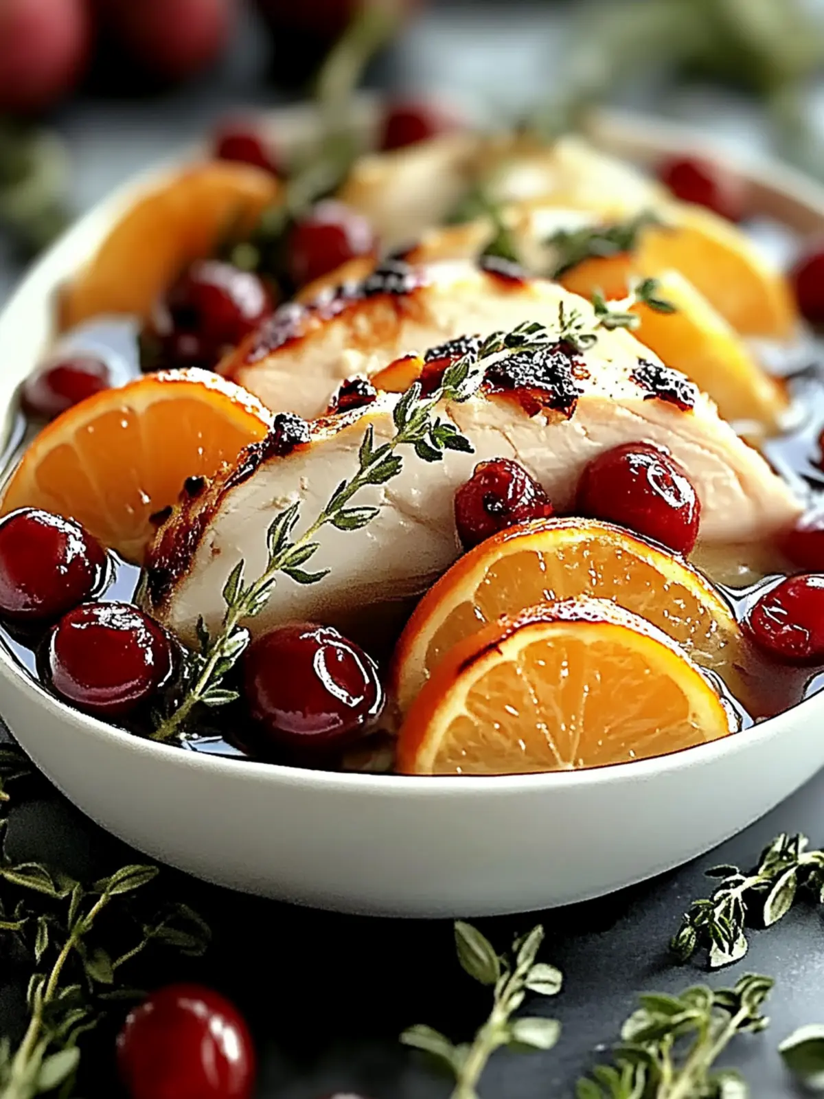 Cranberry Orange Hühnchen: Festlicher Genuss für Zuhause 2 Cranberry Orange Hühnchen