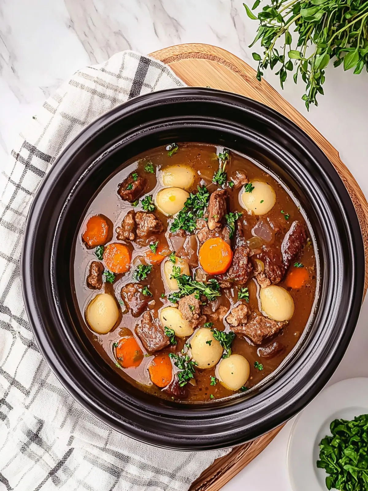 Crockpot Rindfleisch Bourguignon für Gemütliche Abende 2 Crockpot Rindfleisch Bourguignon
