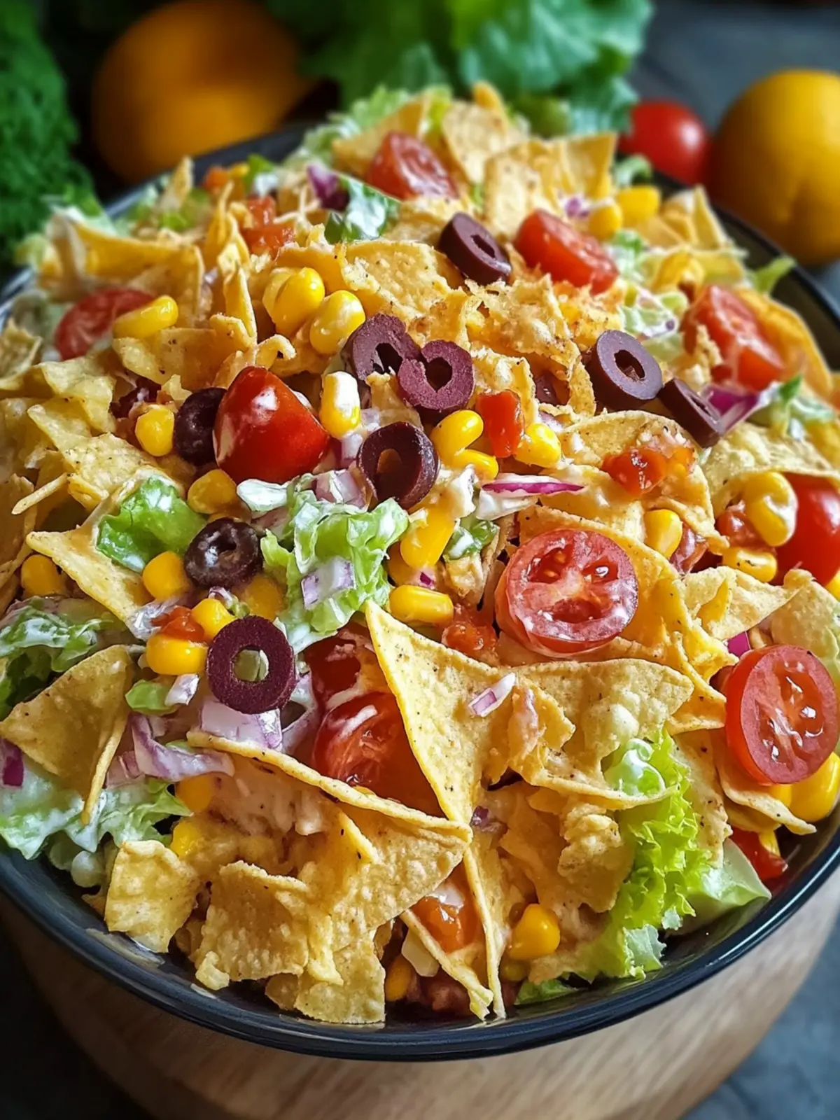 Bunter Taco-Nudelsalat mit Crunch für den Sommer 4 Bunter Taco-Nudelsalat mit Crunch