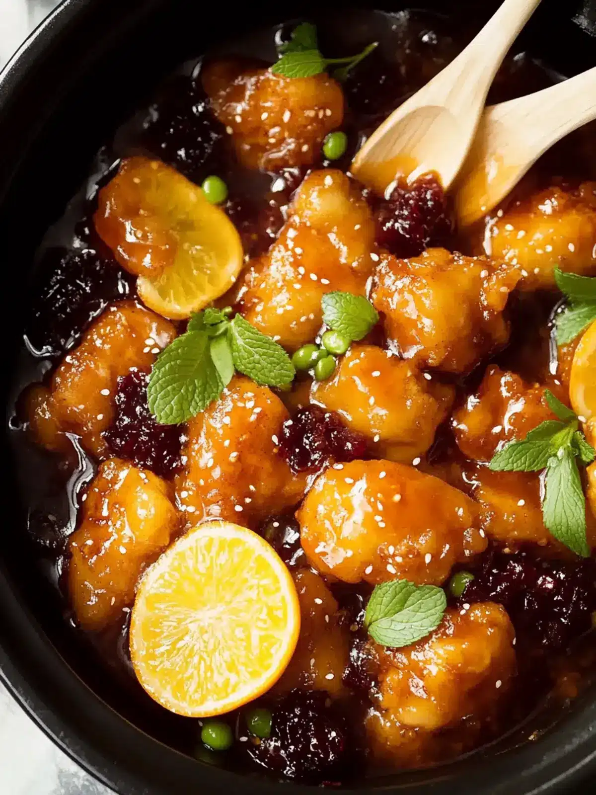 Slow Cooker Orangen-Hähnchen für Genusstage zuhause 5 Slow Cooker Orangen-Hähnchen