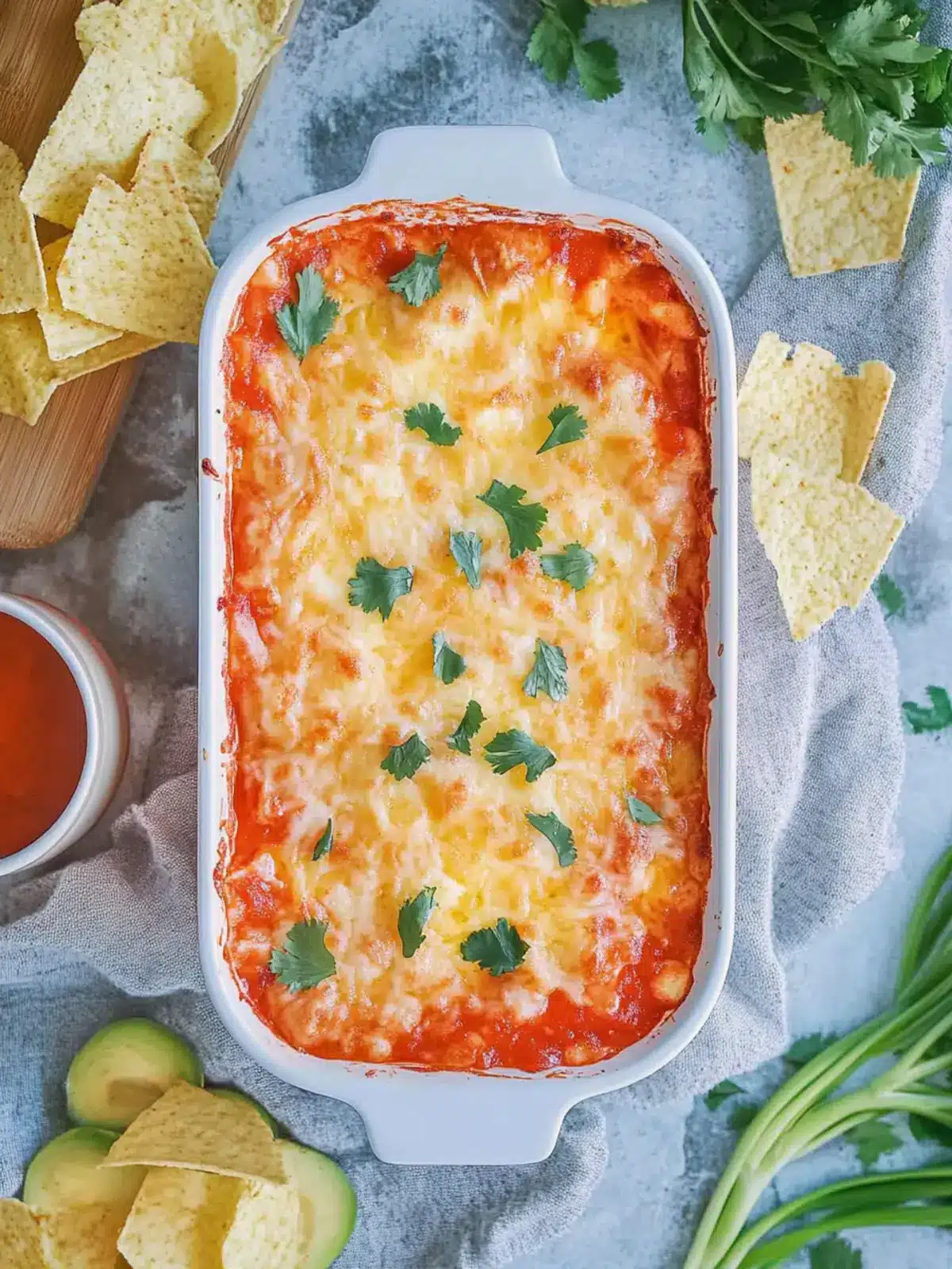 Hochprotein Hähnchendip mit Hüttenkäse genießen 5 Hochprotein Hähnchendip