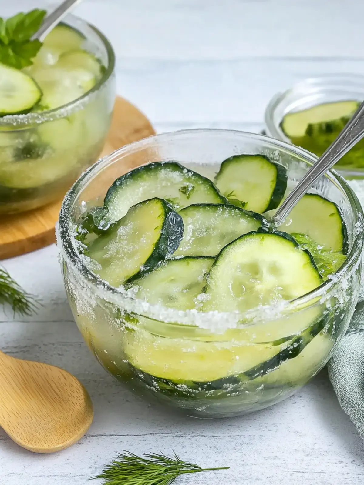 Klassischer Gurkensalat mit Dressing für jeden Anlass 3 Klassischer Gurkensalat