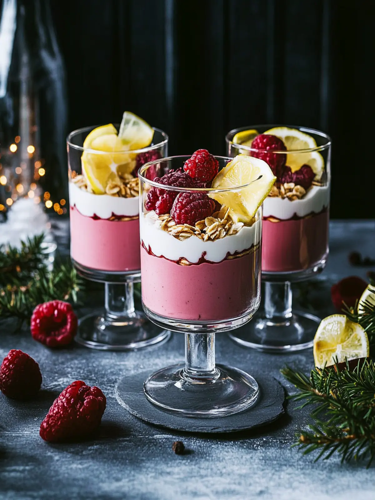 Himbeer-Zimtstern-Dessert für die perfekte Weihnachtsparty 5 Himbeer-Zimtstern-Dessert