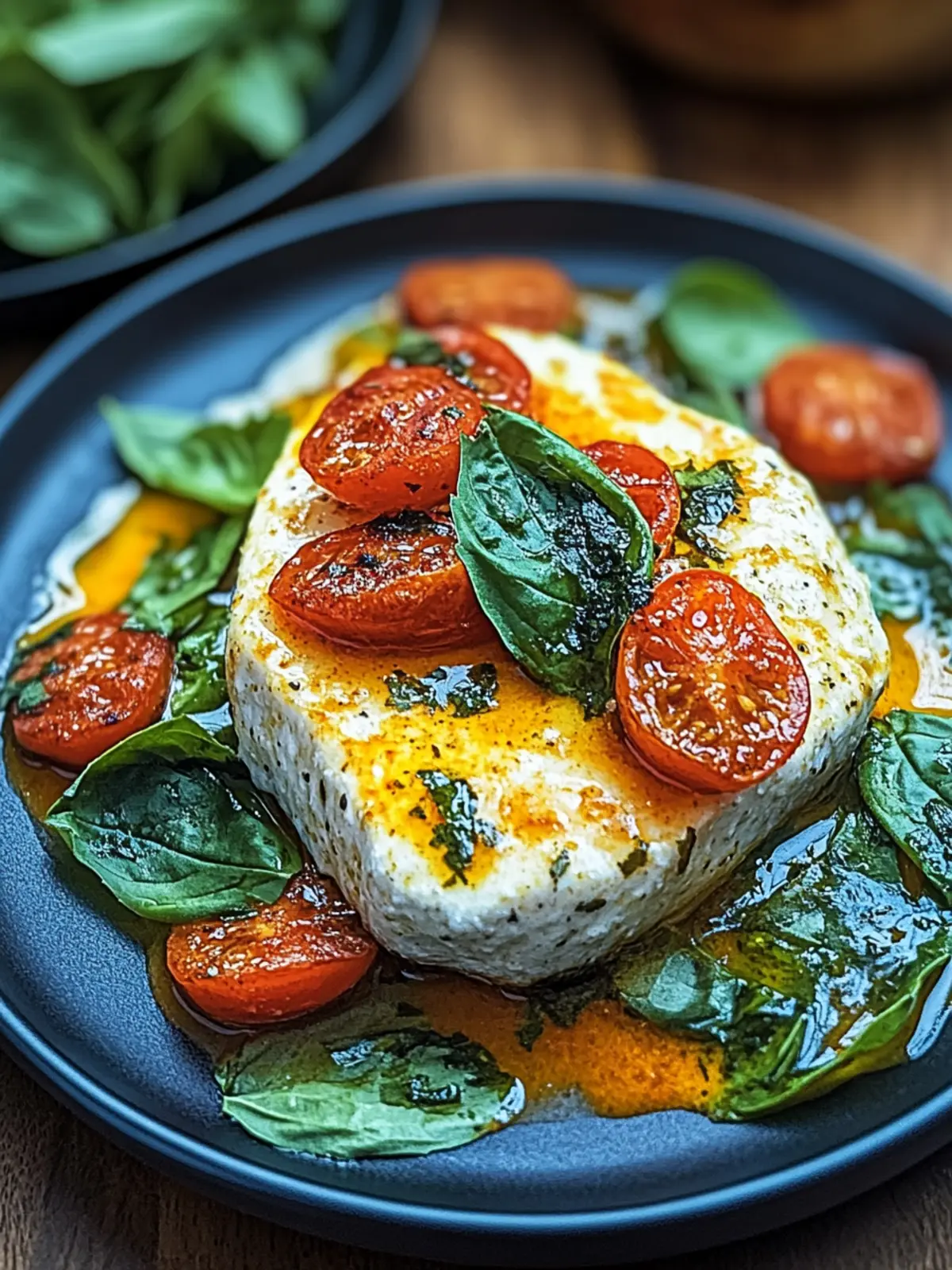 Spinat gefüllte Hähnchenbrust mit gerösteten Paprika 4 Spinat gefüllte Hähnchenbrust mit gerösteten Paprika