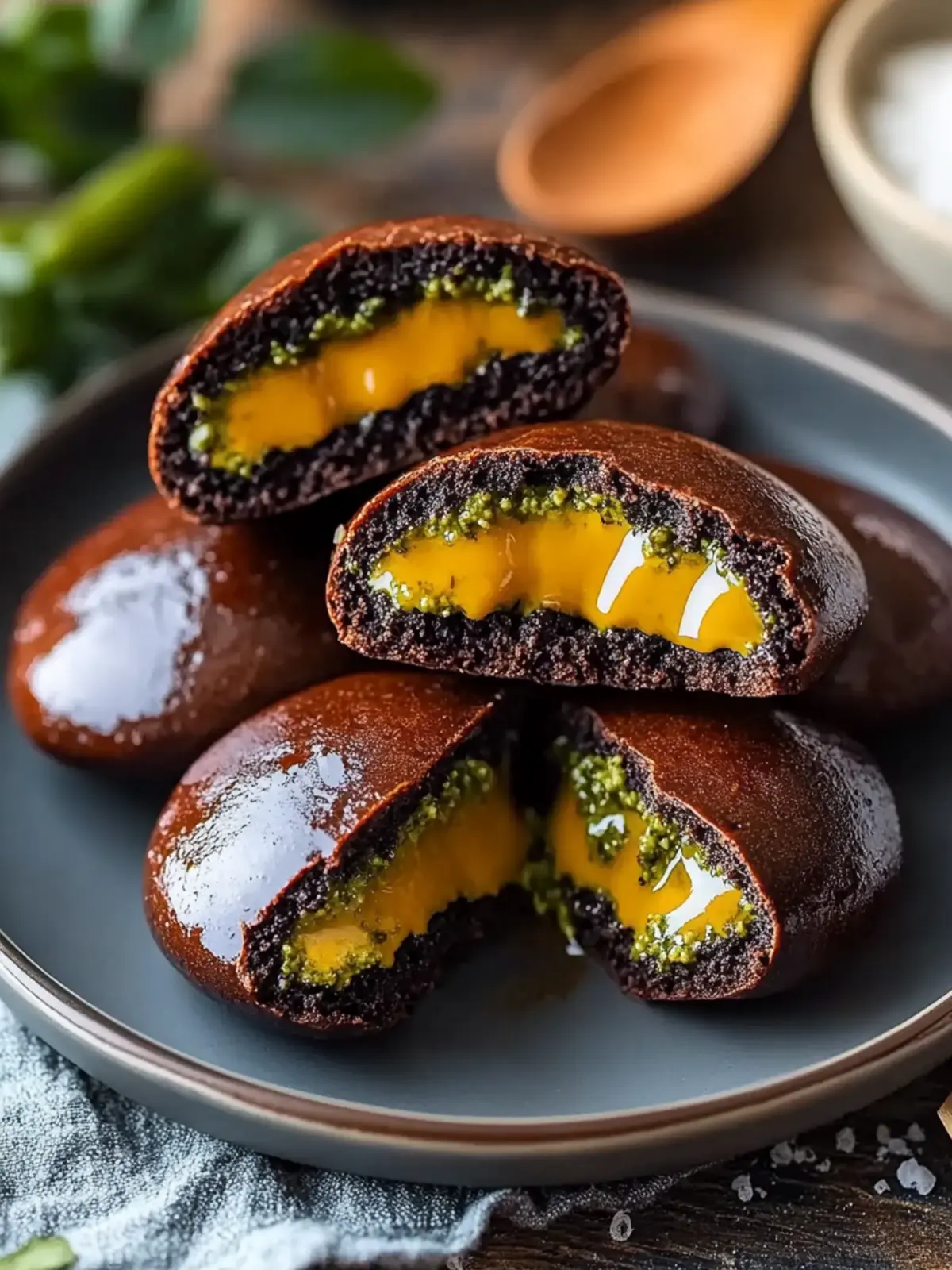 Saftige Schoko-Lebkuchen für unwiderstehlichen Genuss 2 Juicy chocolate gingerbread for irresistible enjoyment