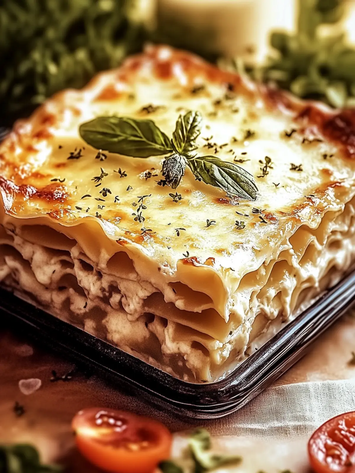 Lasagne mit Béchamelsauce für Ihr Wohlfühlessen 2 Lasagne with Béchamelsauce for a cozy feast