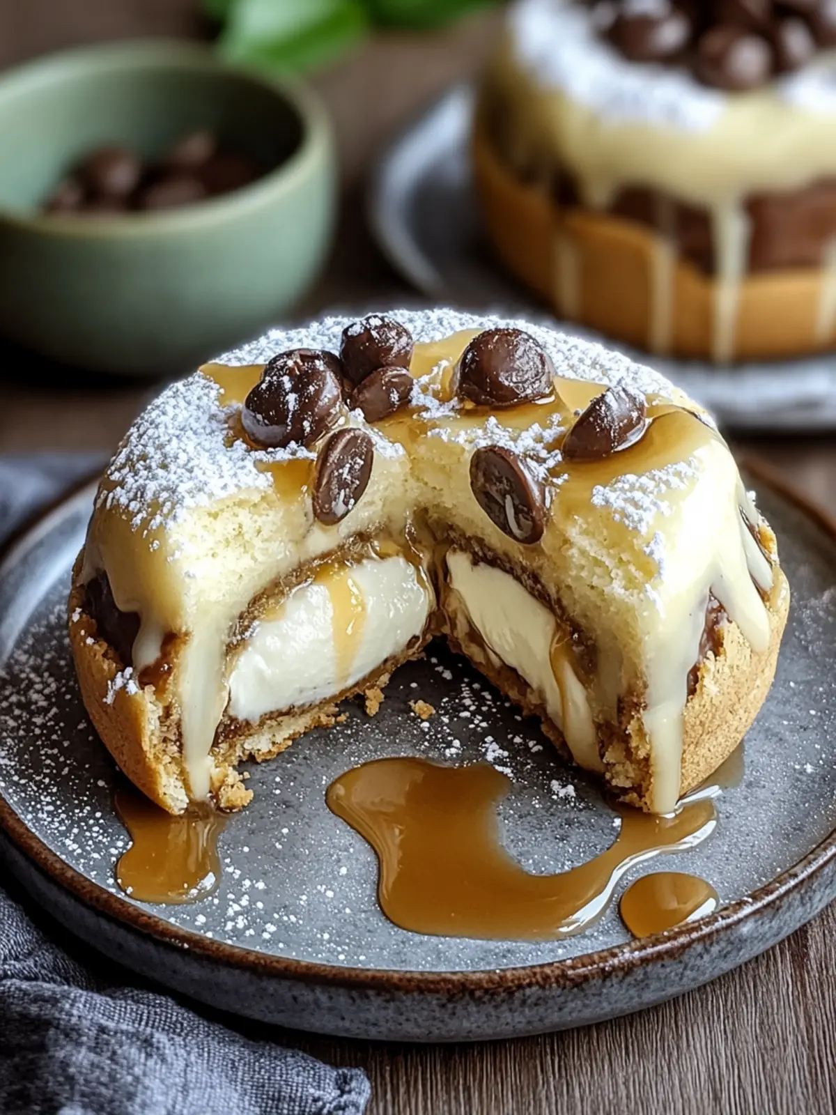 Leckere Schokoladen-Cheesecake-Kekse zum Verlieben 5 Delicious treat of chocolate and cheesecake in a cookie