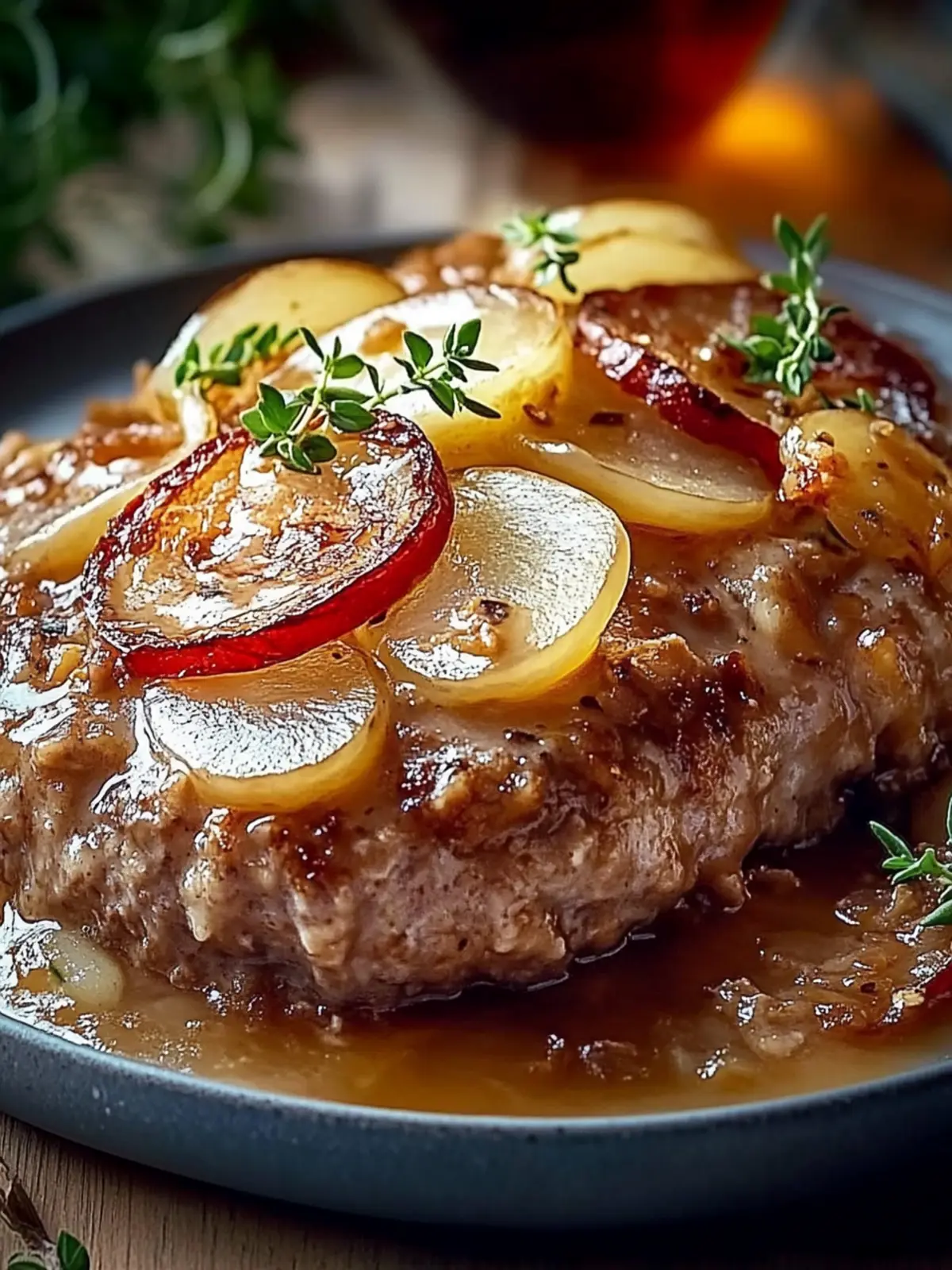 Französischer Zwiebelhackbraten – Ein Herzhaftes Festmahl 4 Französischer Zwiebelhackbraten