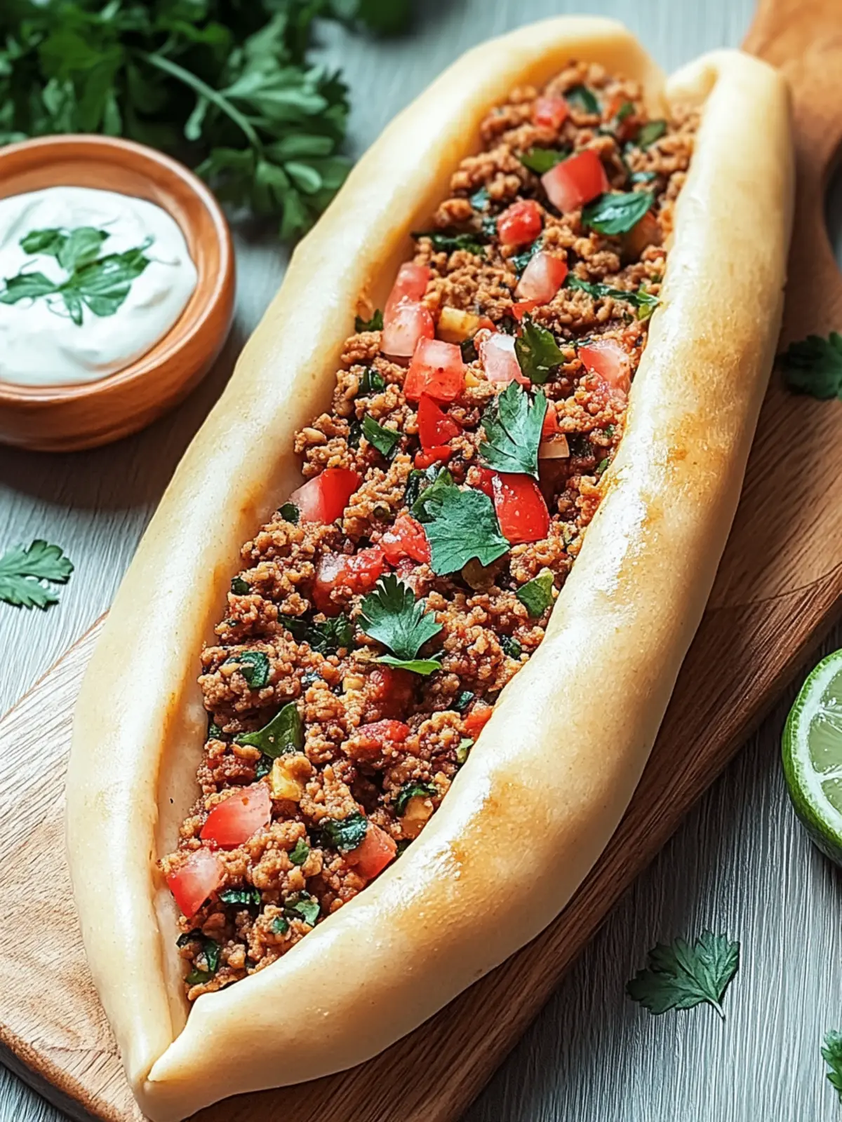 Türkische Pide mit Hackfleisch: Das perfekte Rezept 2 Türkische Pide mit Hackfleisch