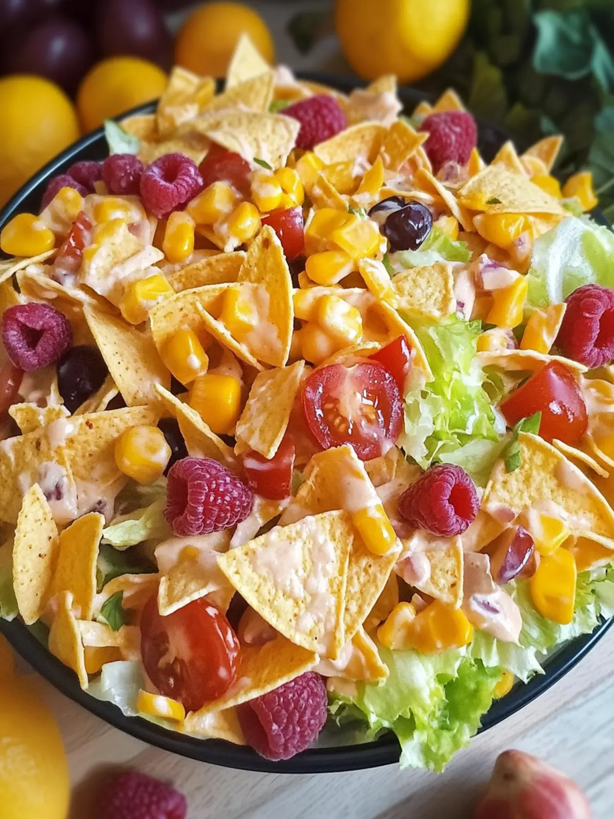 Bunter Taco-Nudelsalat mit Crunch für jede Feier 5 Bunter Taco-Nudelsalat mit Crunch