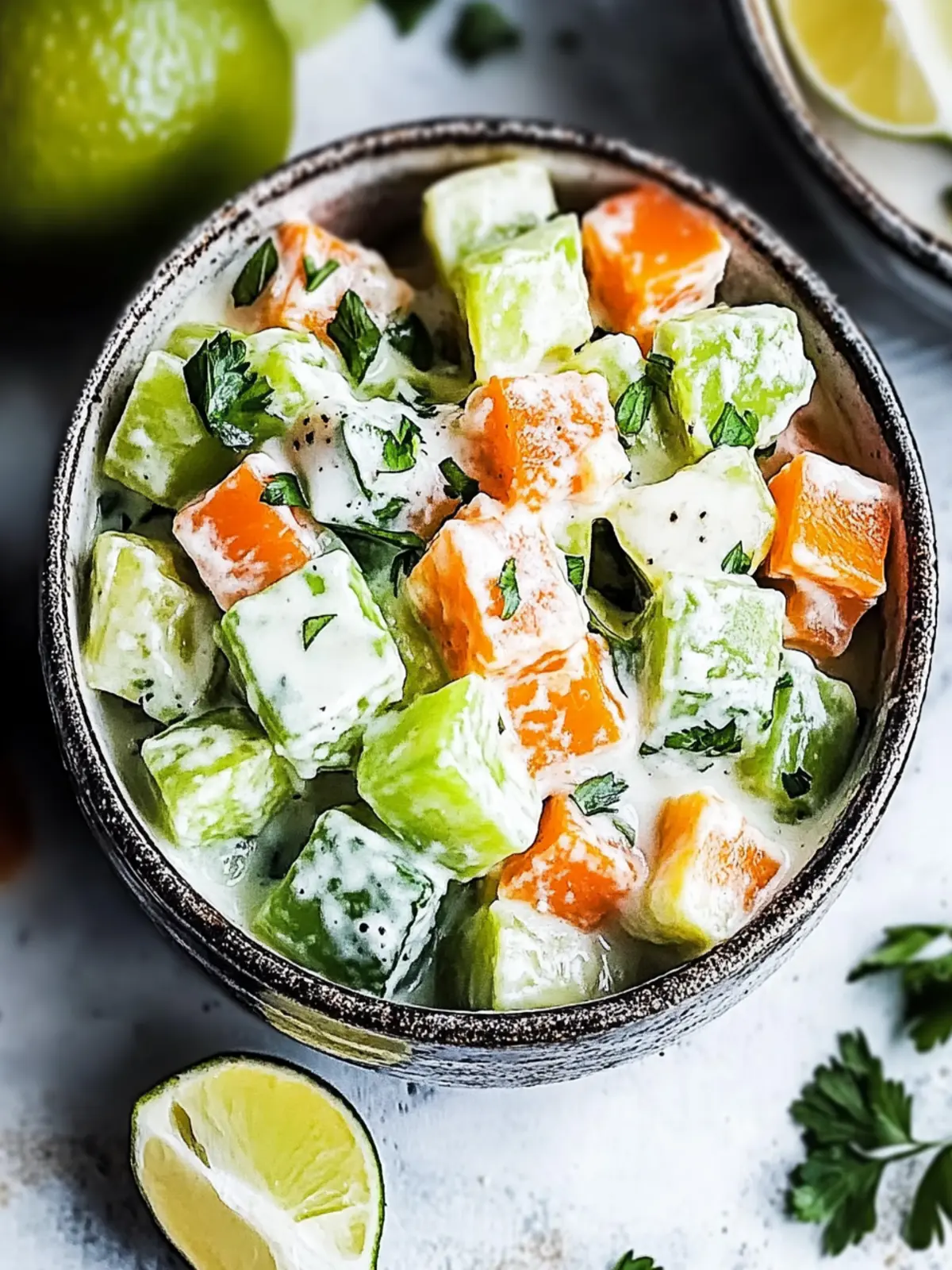 Gurkensalat mit Garnelen: Frisch und schnell genießen 2 Gurkensalat mit Garnelen: Frisch und schnell zubereitet