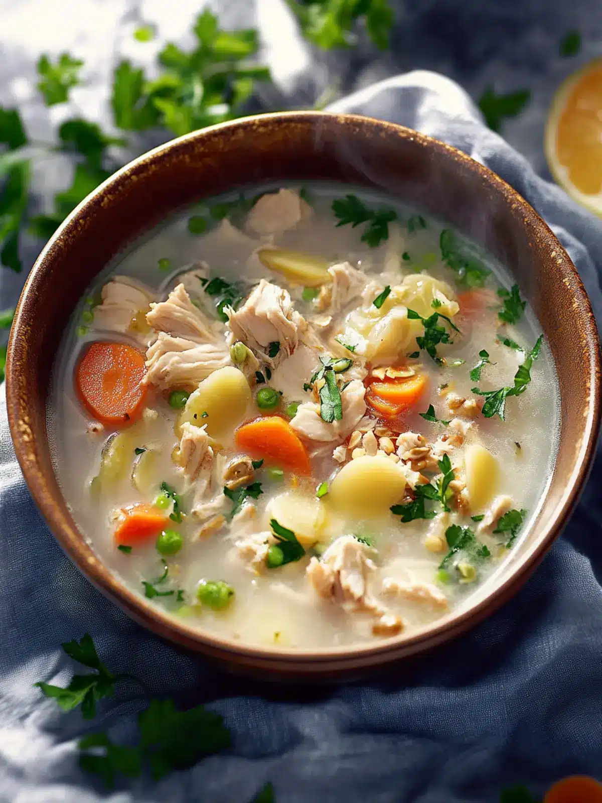 Schnelle Hühnersuppe für kalte Tage genießen 5 Schnelle Hühnersuppe