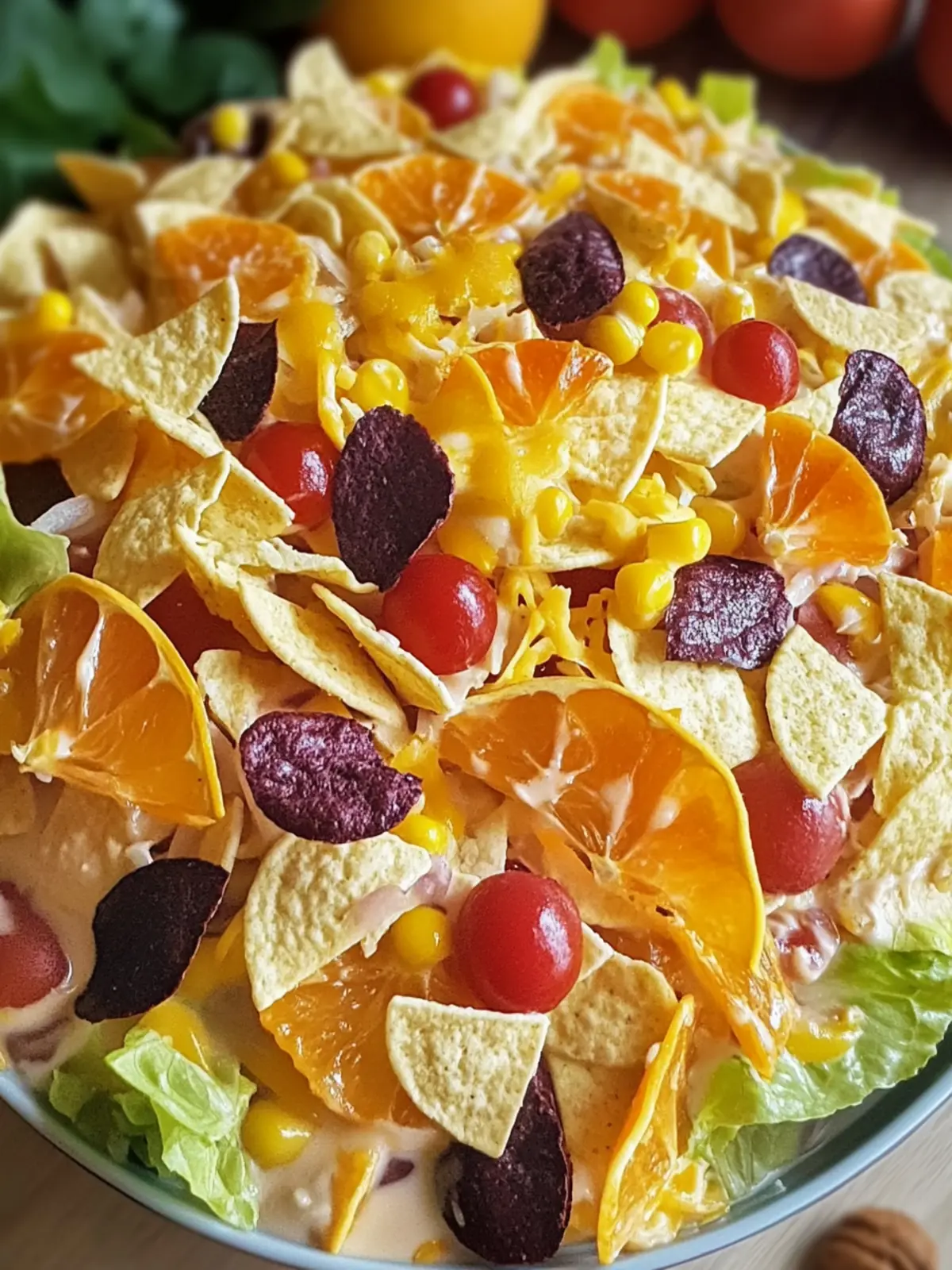 Bunter Taco-Nudelsalat mit Crunch für jede Feier 3 Bunter Taco-Nudelsalat mit Crunch