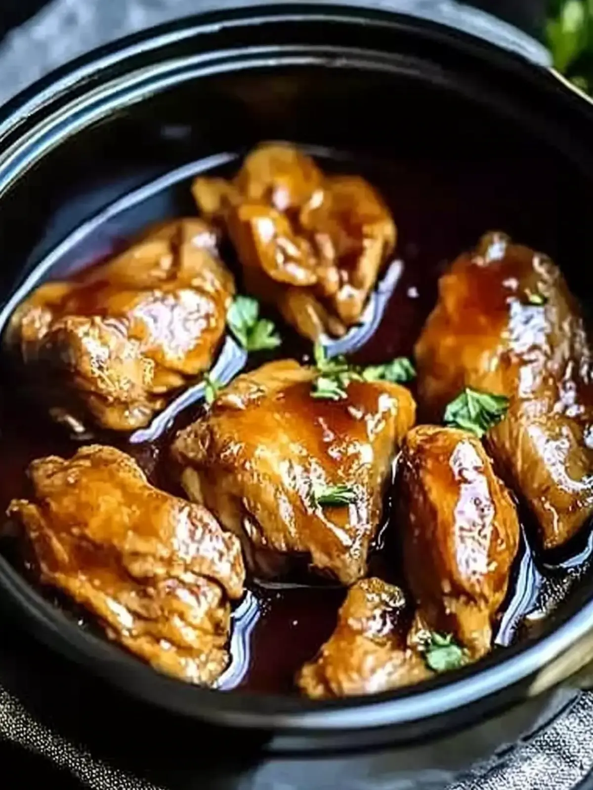 Crockpot Bourbon Hähnchen für mühelose Genussmomente 2 Crockpot Bourbon Hähnchen